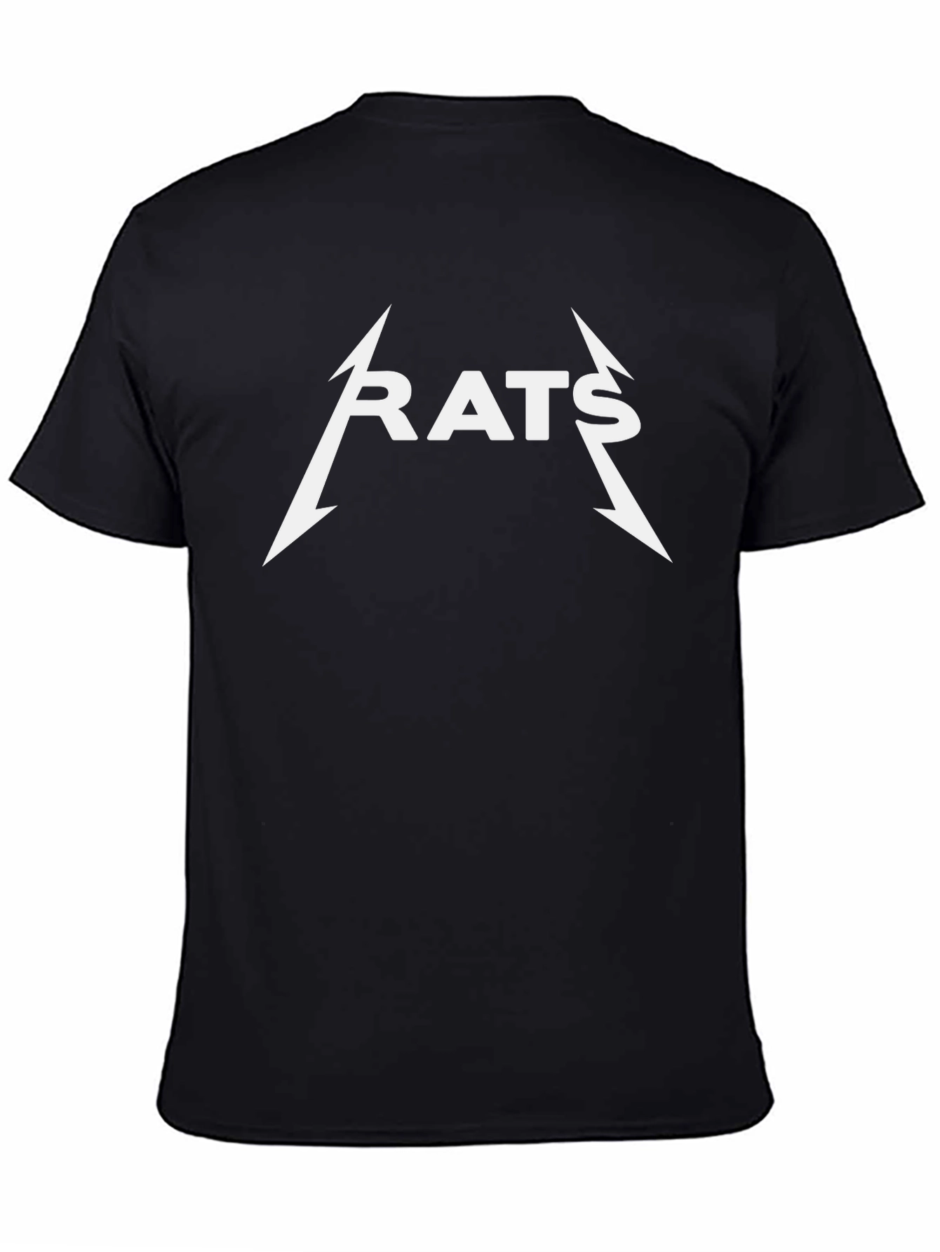 RATS Band Tee - Black Cotton T-Shirt