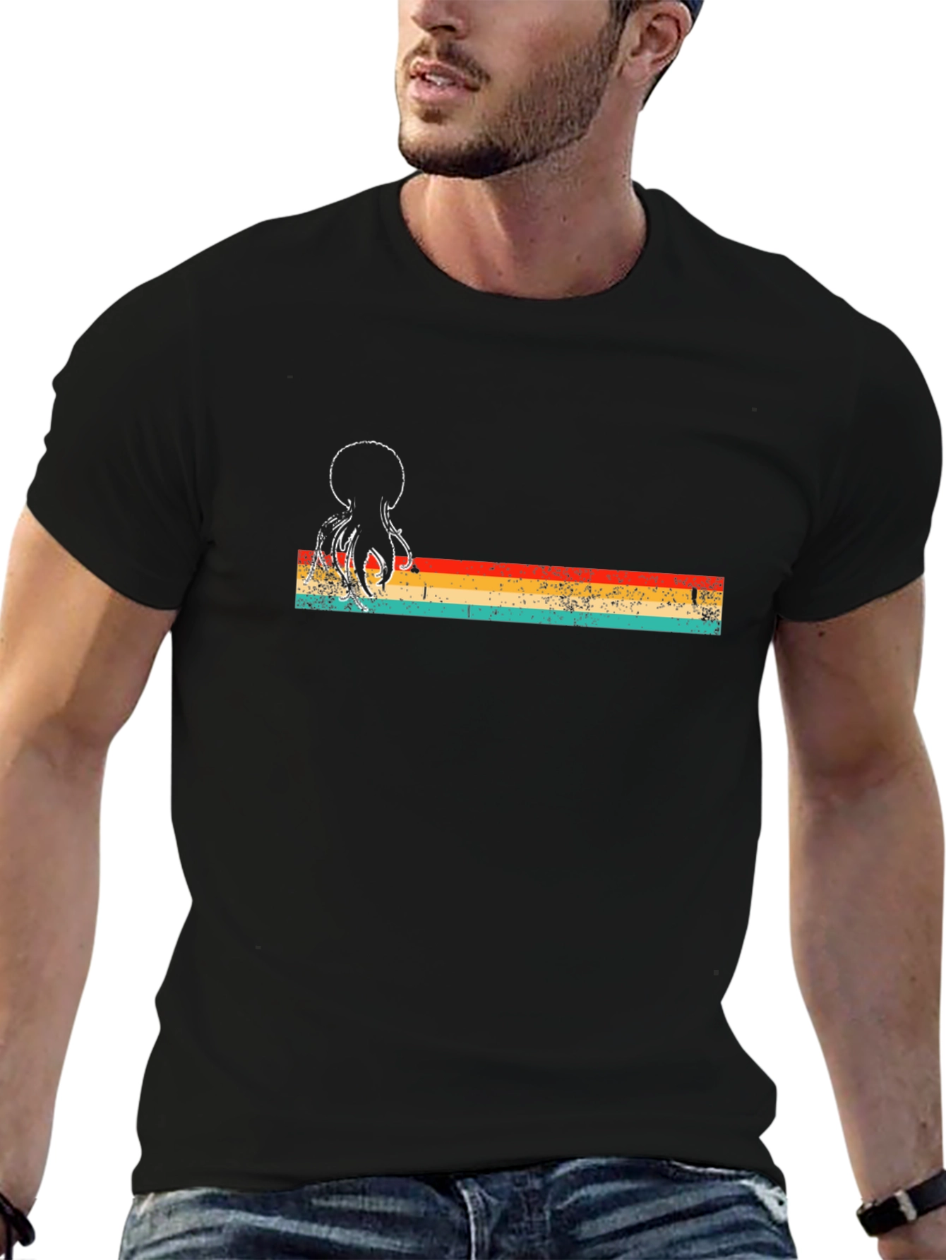 Retro Octopus Graphic Tee