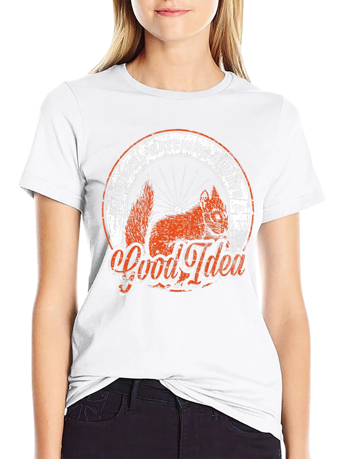 Squirrel Watching T-Shirt: Always a Good Idea!