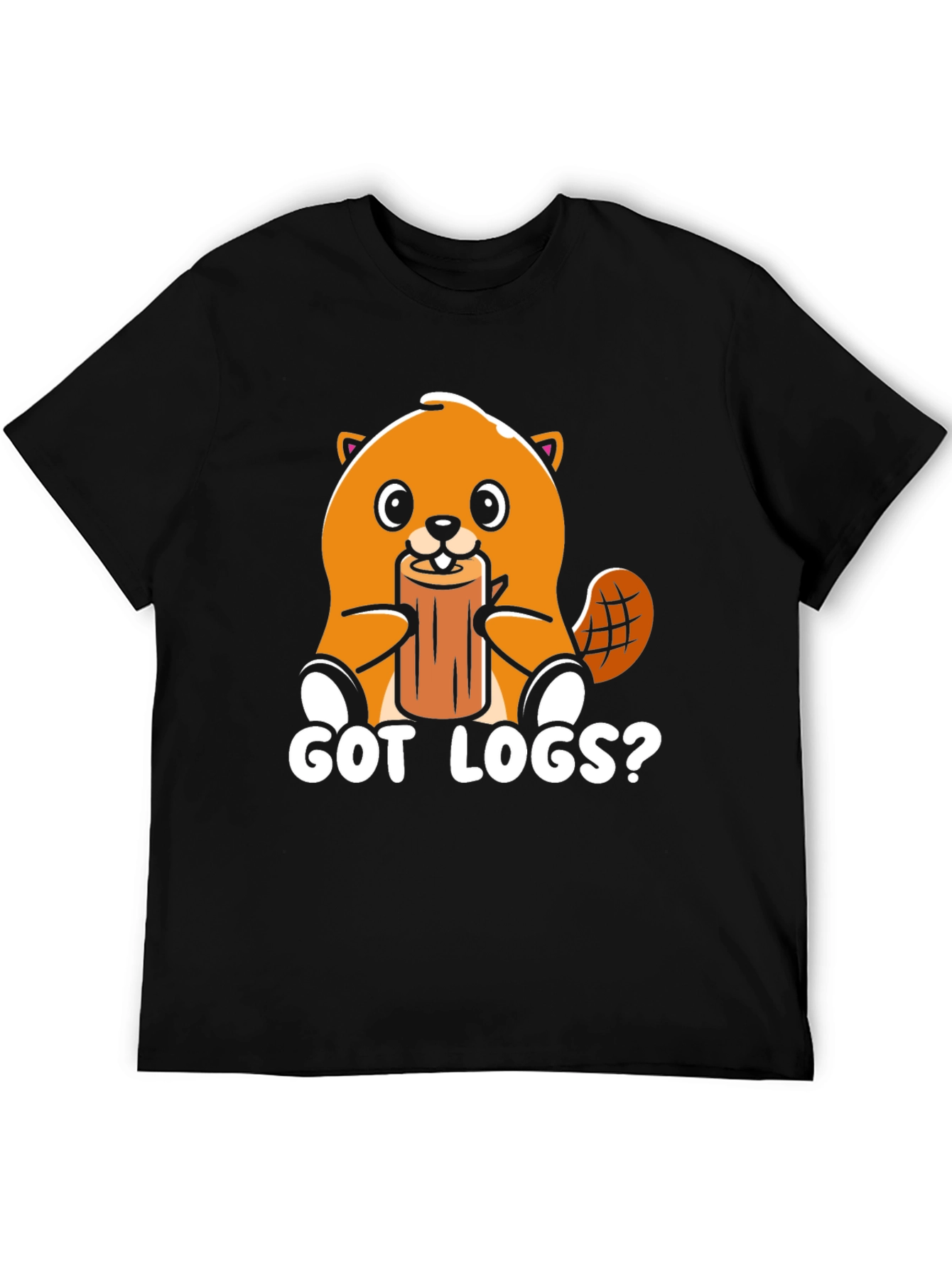 Got Logs? Beaver Graphic T-Shirt