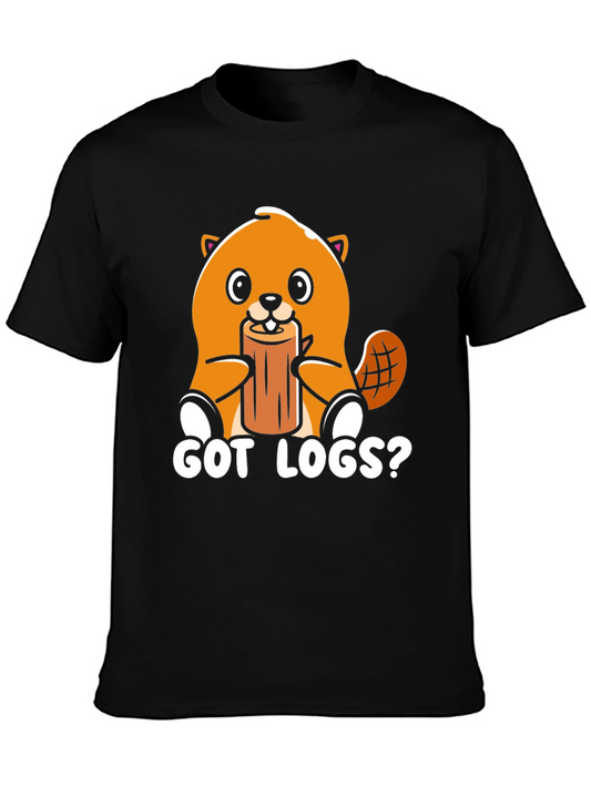 Got Logs? Beaver Graphic T-Shirt