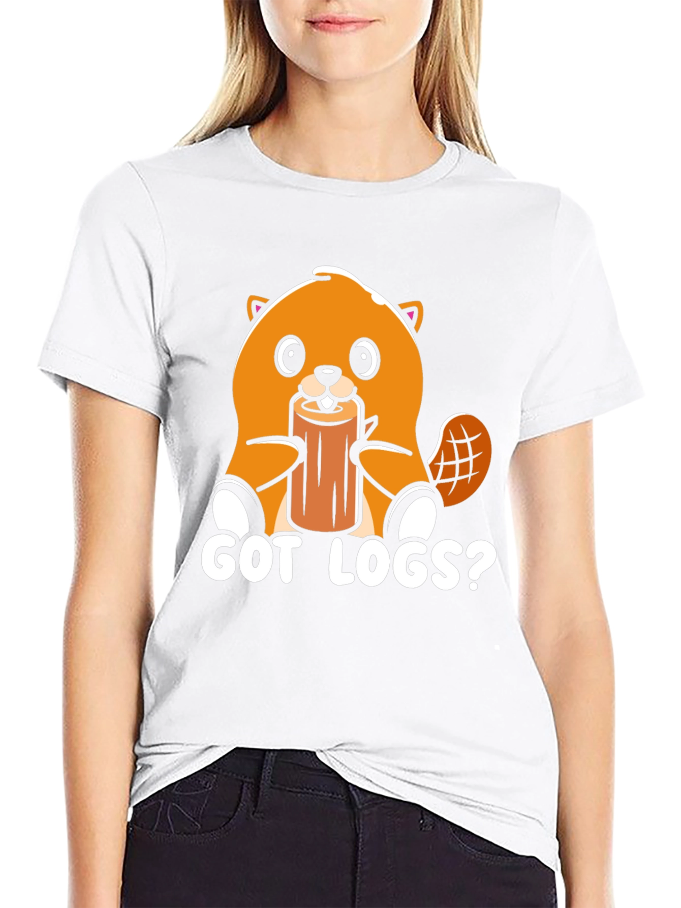 Got Logs? Beaver Graphic T-Shirt