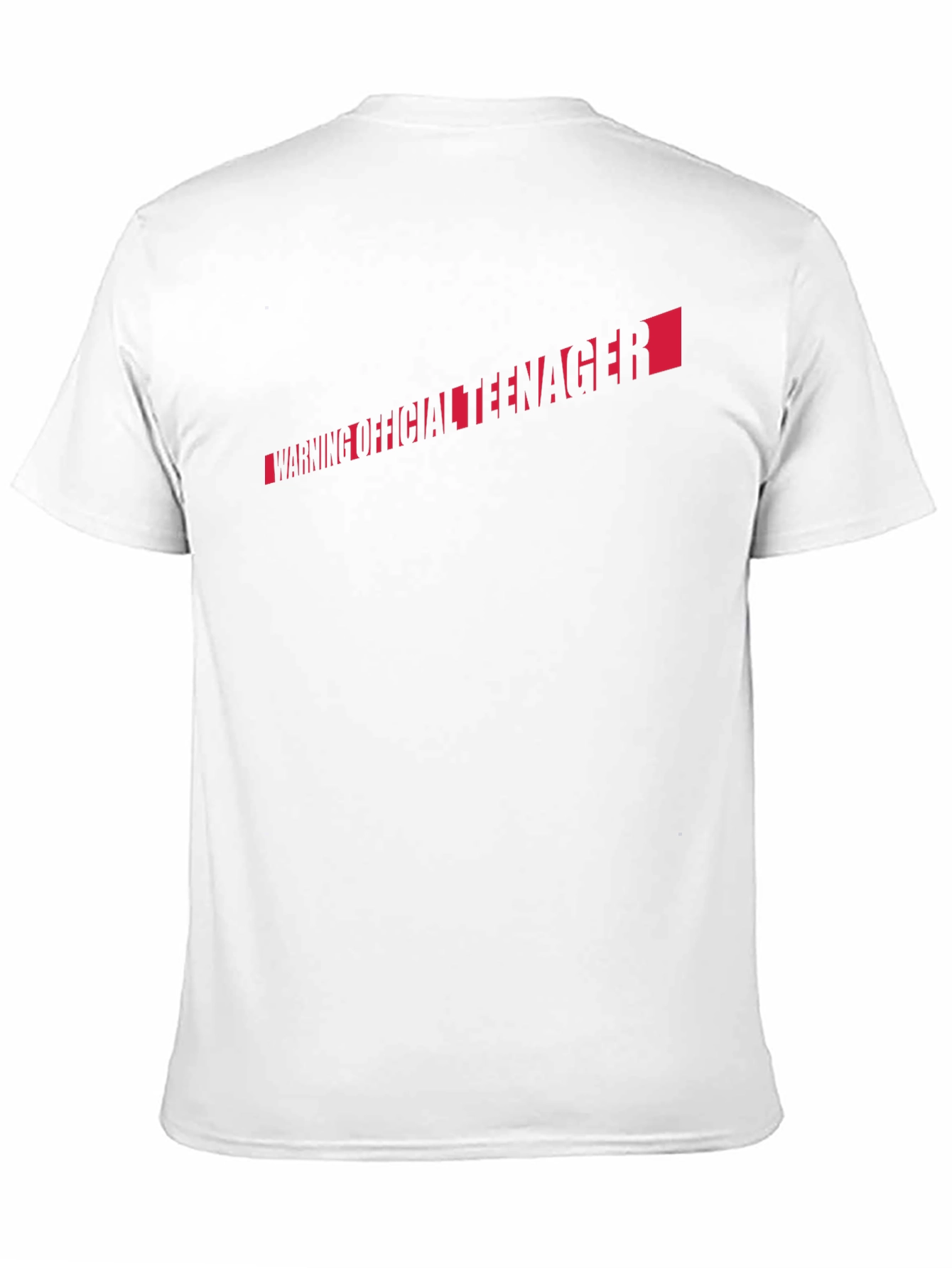 Warning Official Teenager Black T-Shirt
