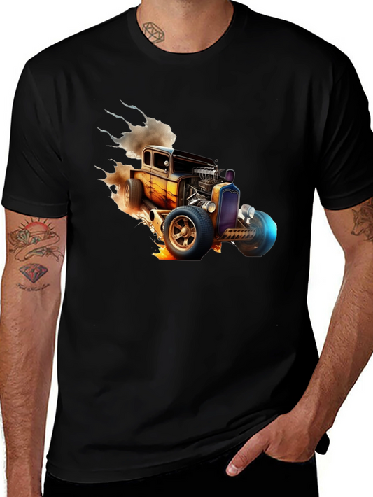 Hot Rod Graphic Tee - Classic Car Design
