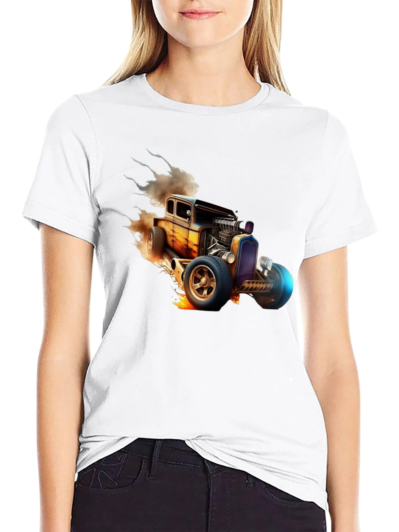 Hot Rod Graphic Tee - Classic Car Design