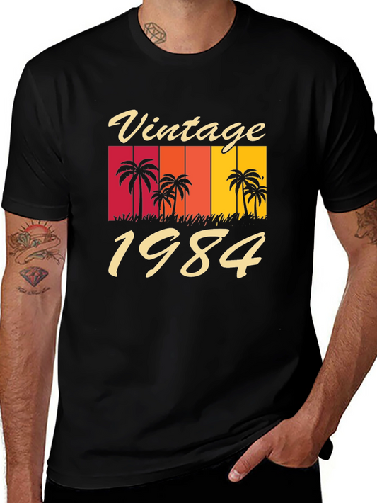 Vintage 1984 Palm Tree Graphic T-Shirt