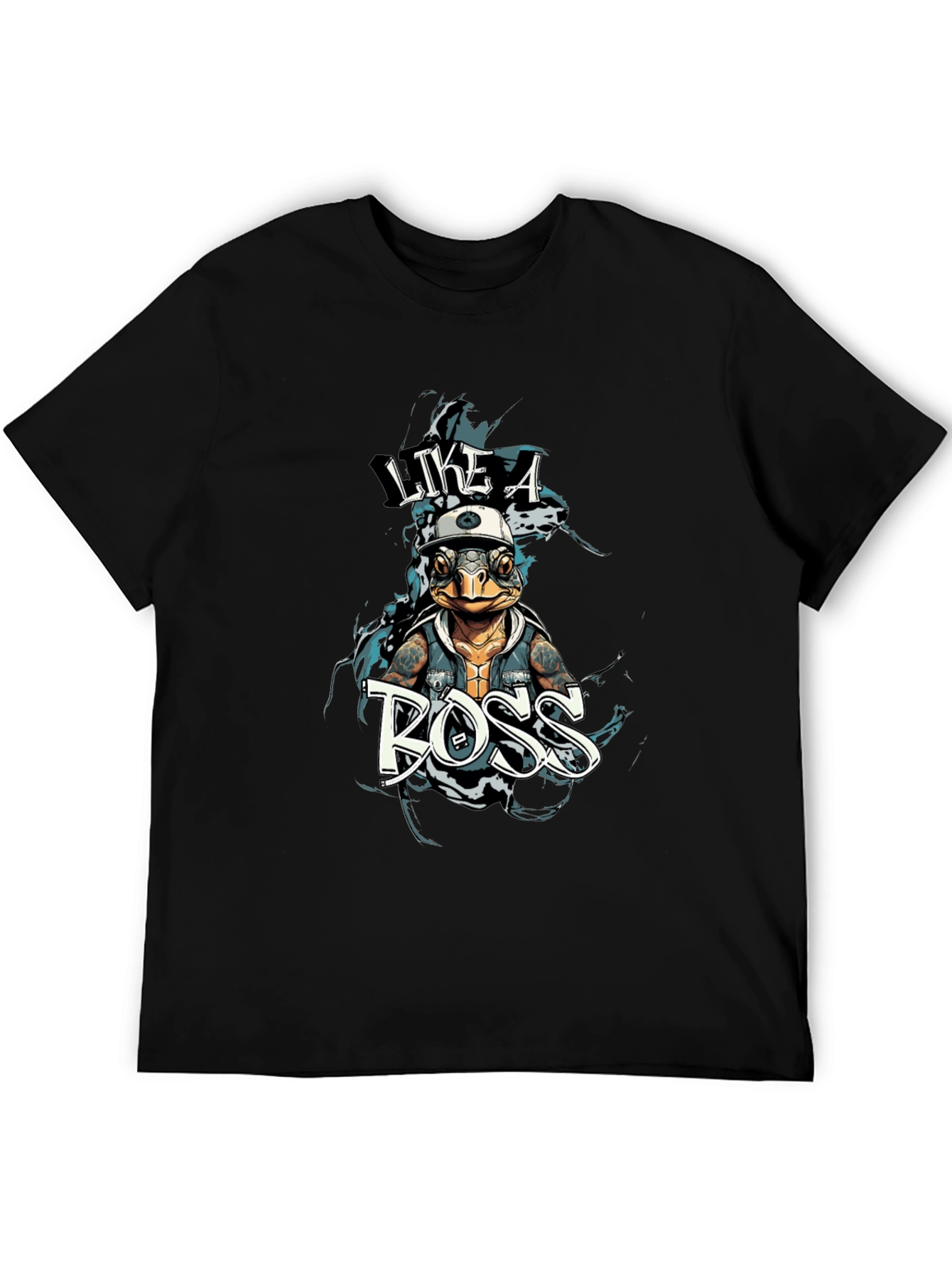 Like a Boss Turtle Graphic T-Shirt - Unisex