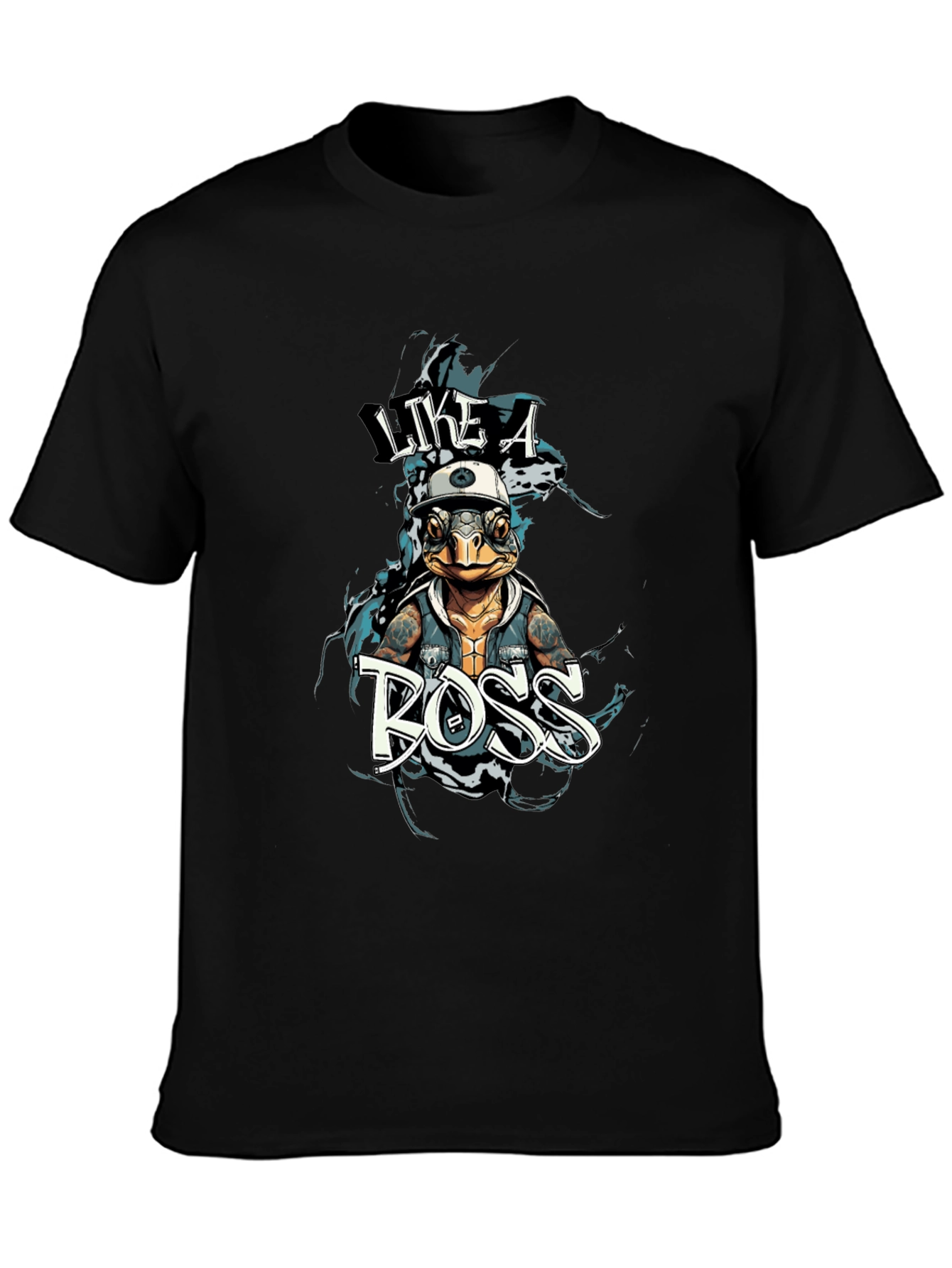 Like a Boss Turtle Graphic T-Shirt - Unisex