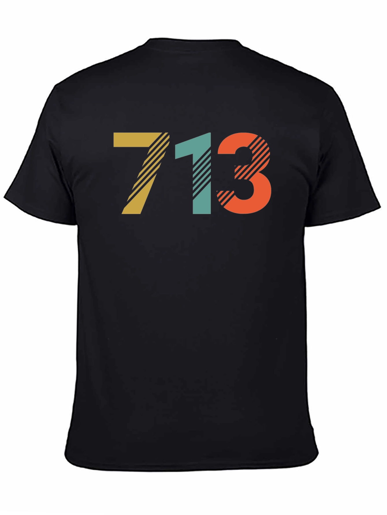 Retro 713 Area Code Graphic T-Shirt