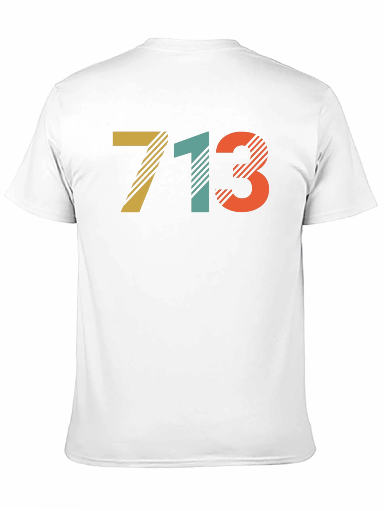 Retro 713 Area Code Graphic T-Shirt