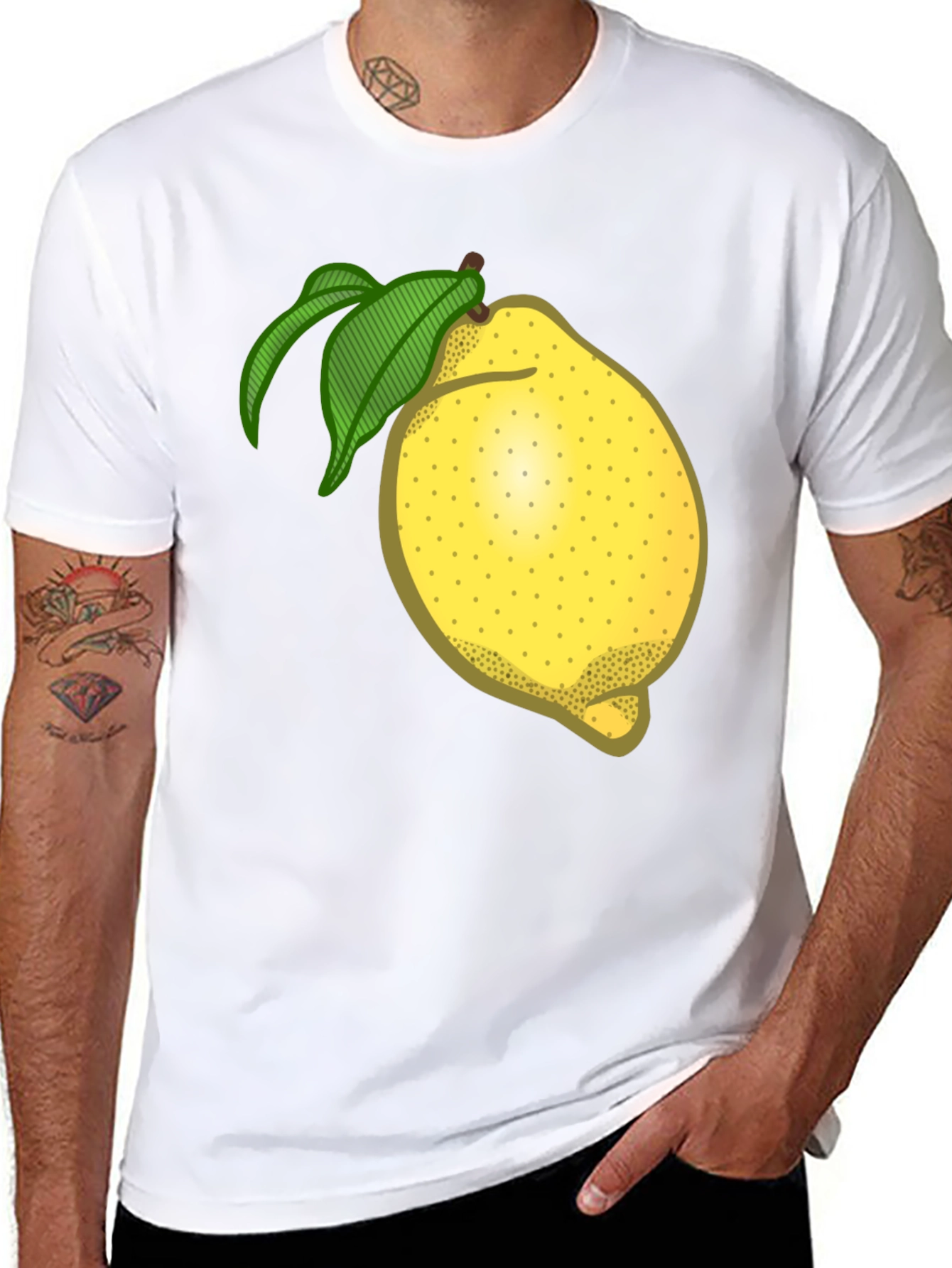 Lemon Graphic T-Shirt - Fruity Fun Fashion