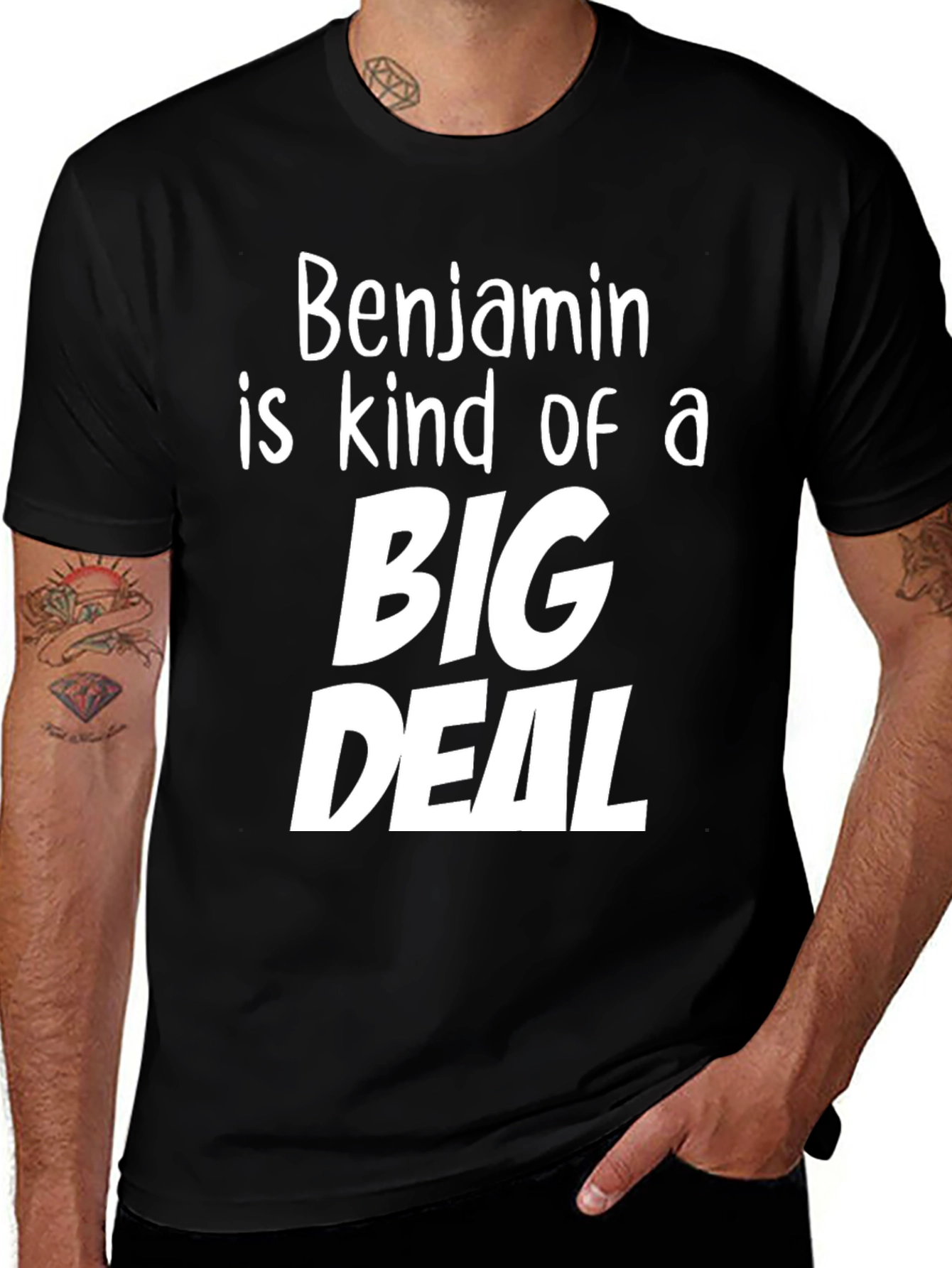 Benjamin Big Deal T-Shirt - Bold Graphic Tee