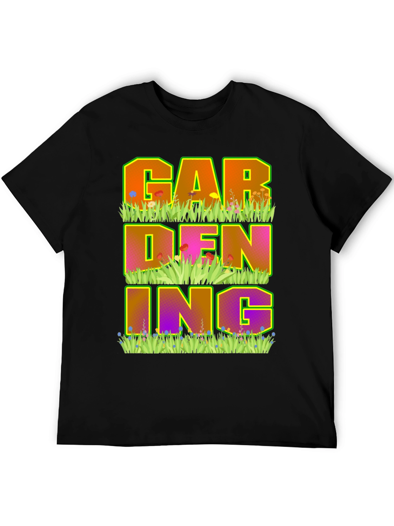 Gardening Graphic Tee - Black