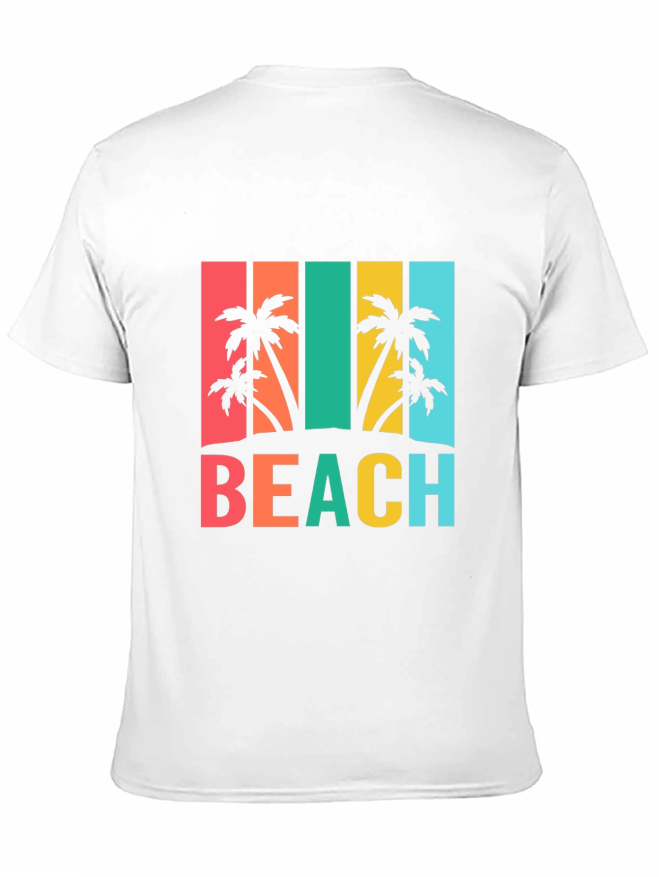 Tropical Beach T-Shirt Palm Tree Graphic Tee
