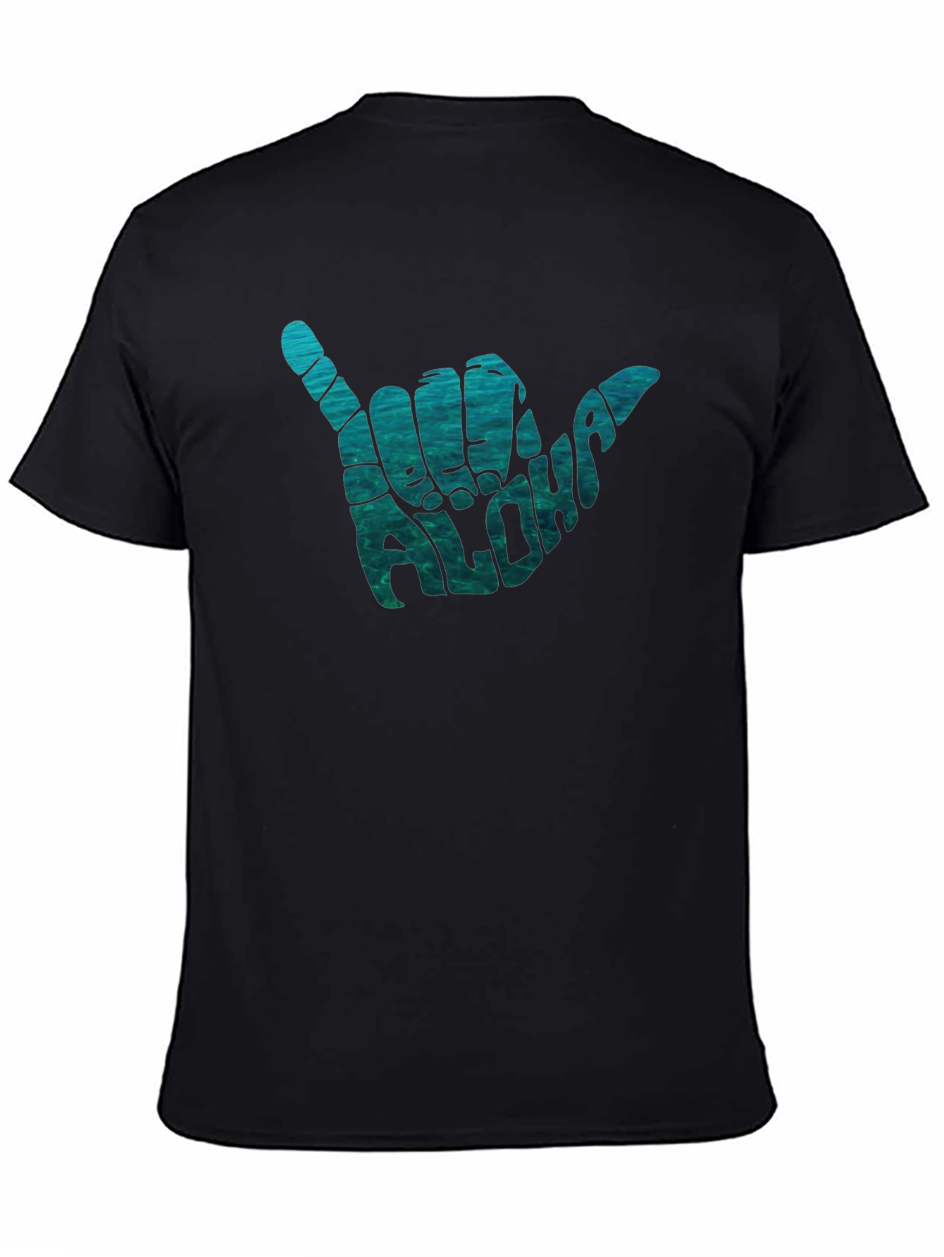 Aloha Shaka Graphic Tee - Black
