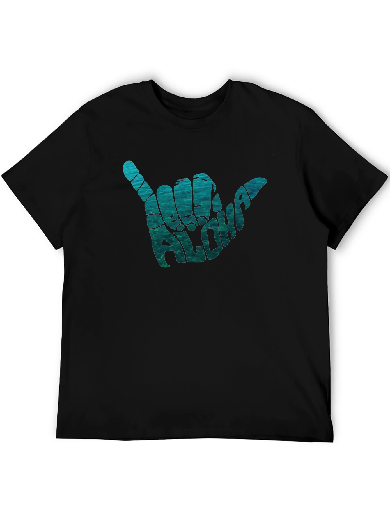 Aloha Shaka Graphic Tee - Black