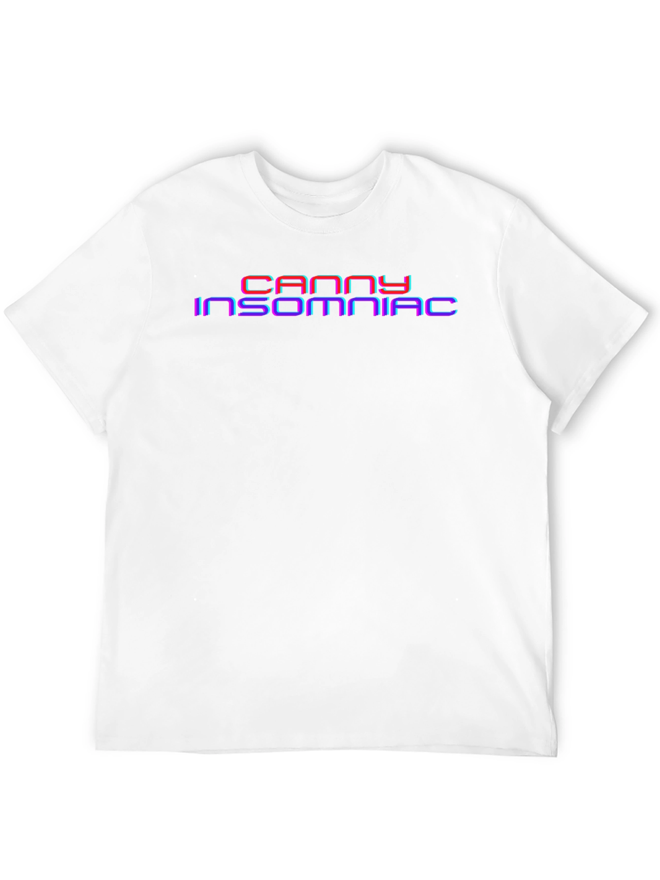 Canny Insomniac Graphic Tee - Black Cotton Blend Shirt