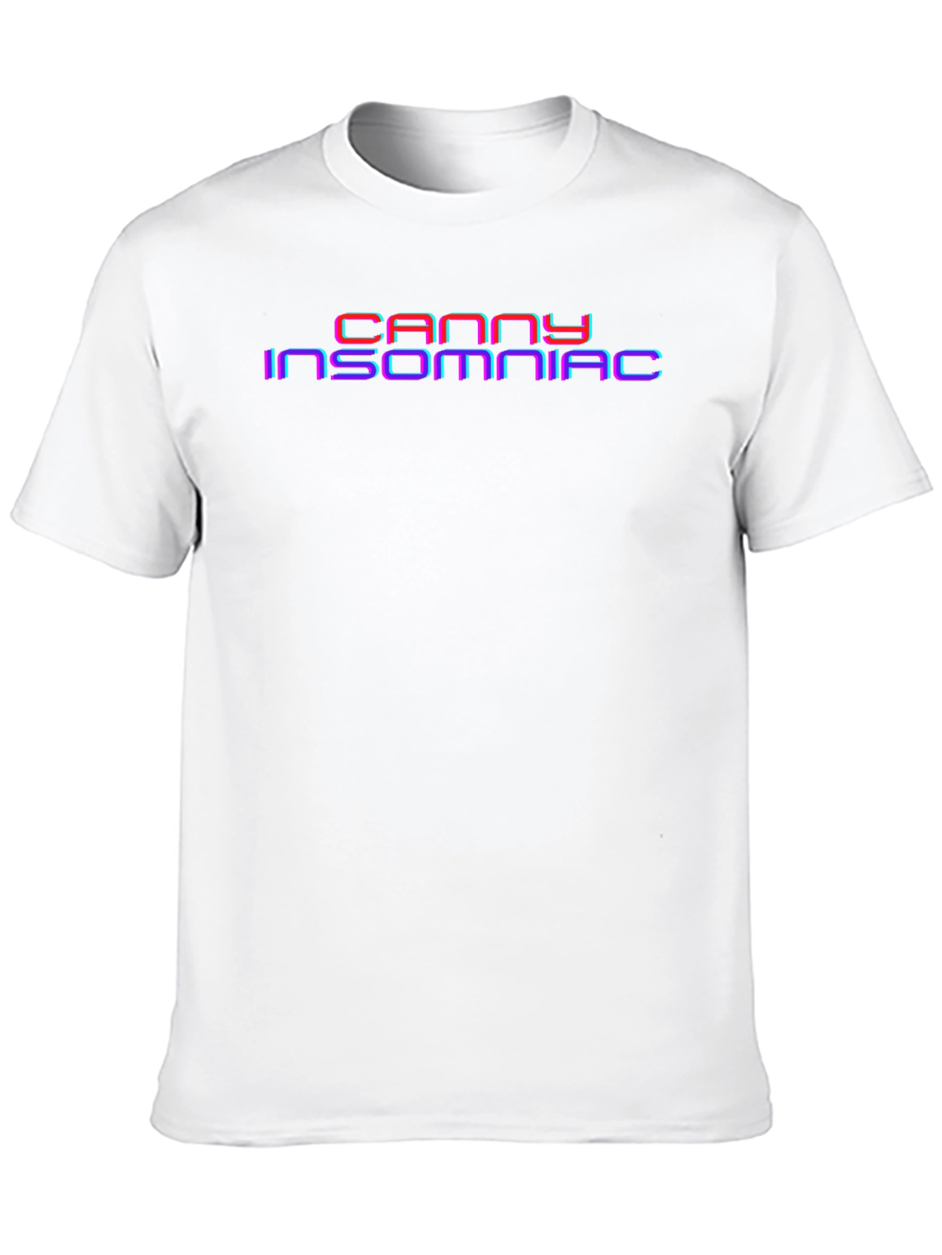 Canny Insomniac Graphic Tee - Black Cotton Blend Shirt