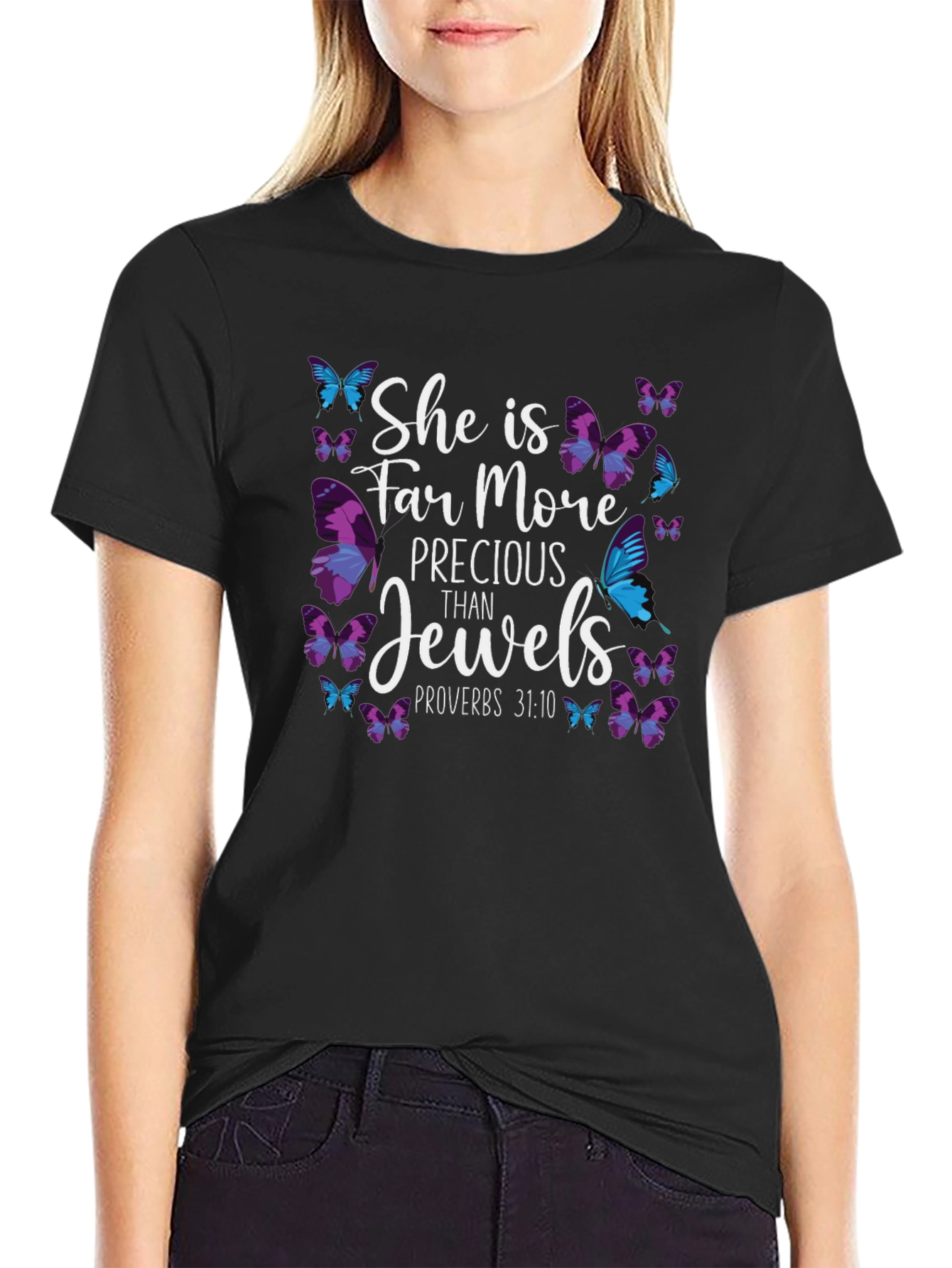 She is Far More Precious Than Jewels T-Shirt