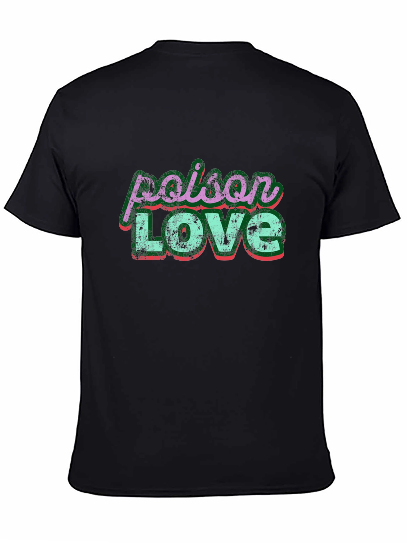 Poison Love Graphic Tee - Trendy Grunge Style