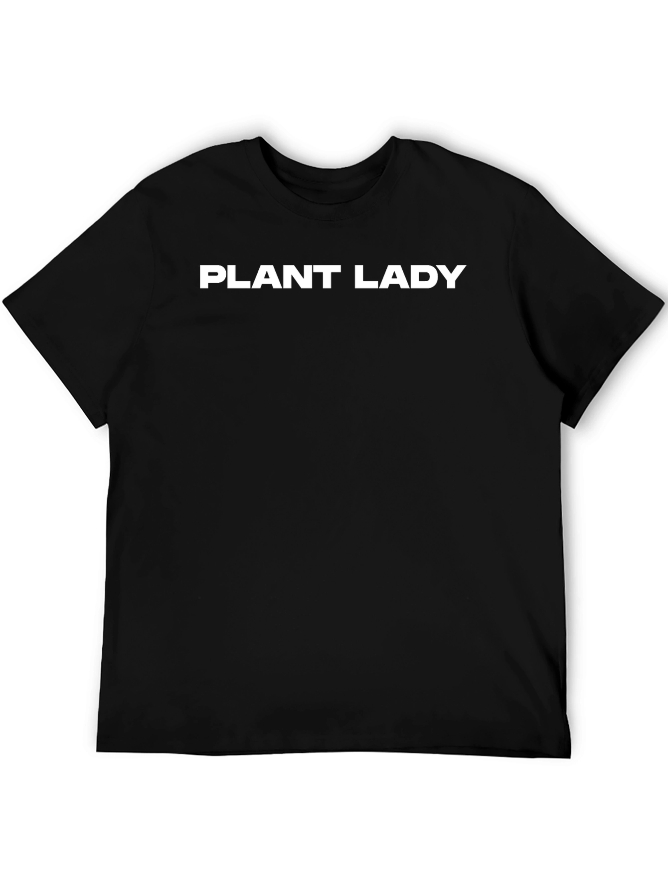 Plant Lady Black Graphic T-Shirt