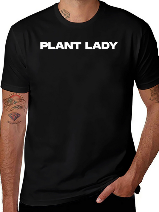 Plant Lady Black Graphic T-Shirt