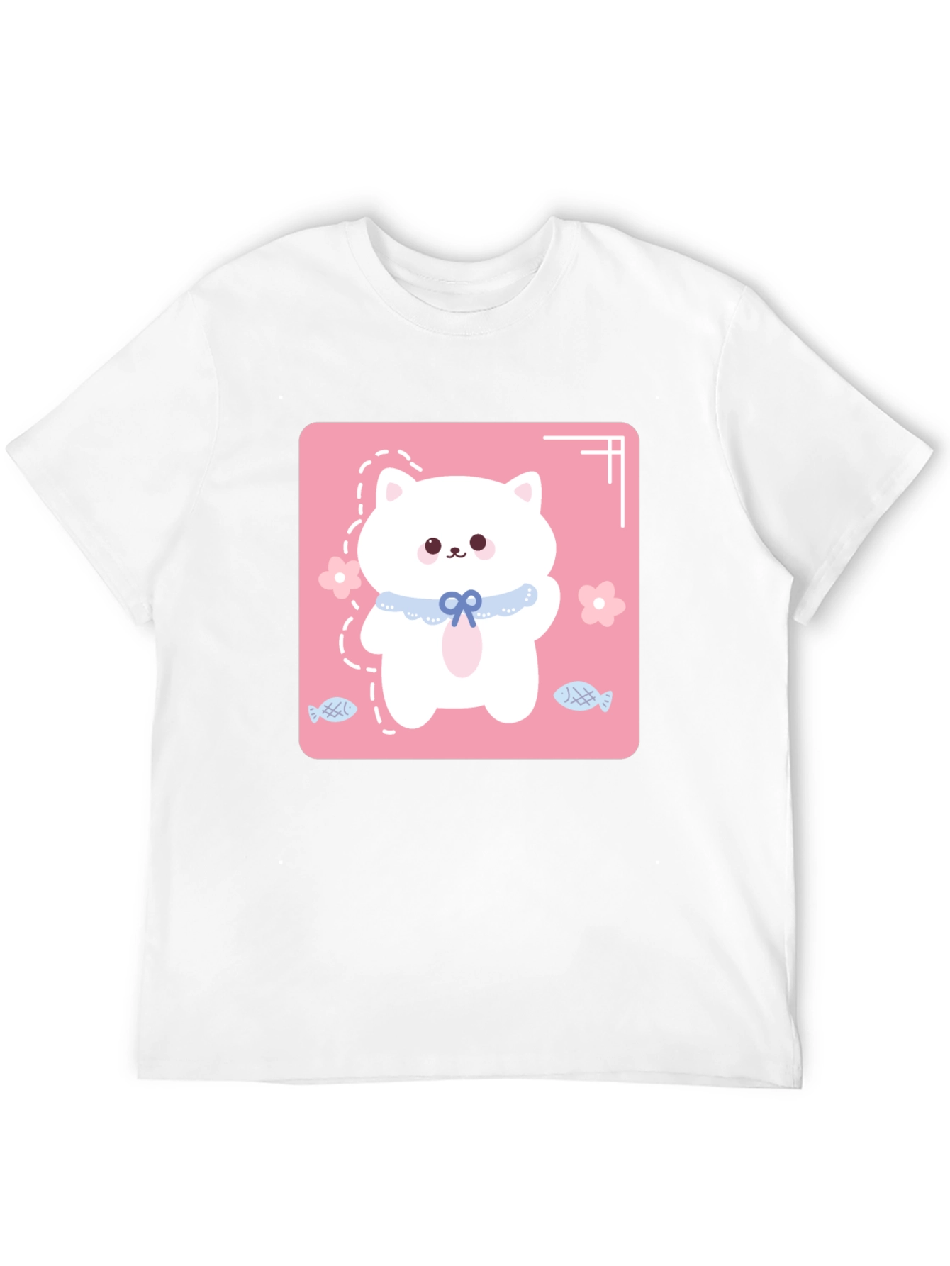 Cute Cat Graphic Tee - Stylish & Fun!