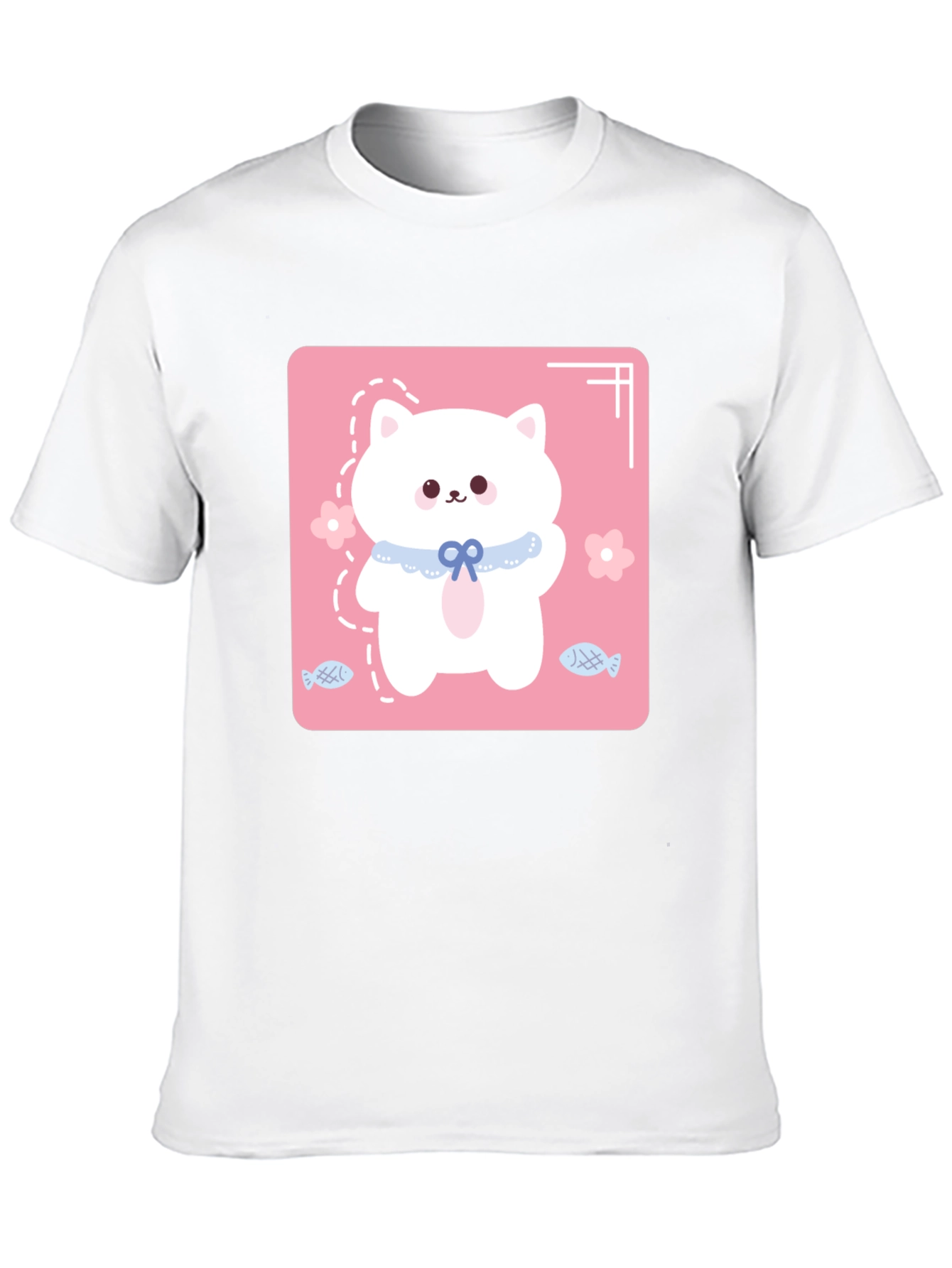 Cute Cat Graphic Tee - Stylish & Fun!