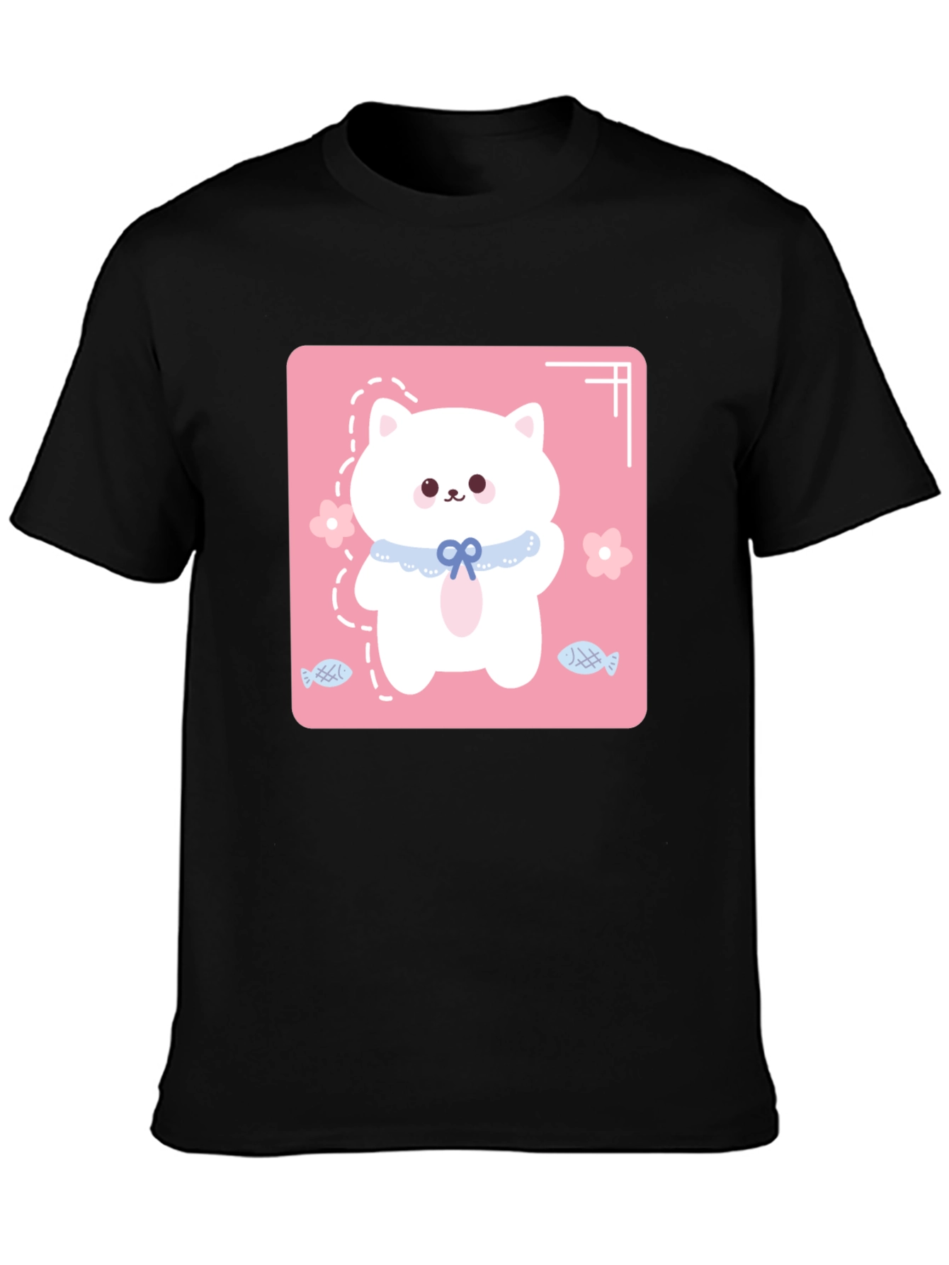 Cute Cat Graphic Tee - Stylish & Fun!