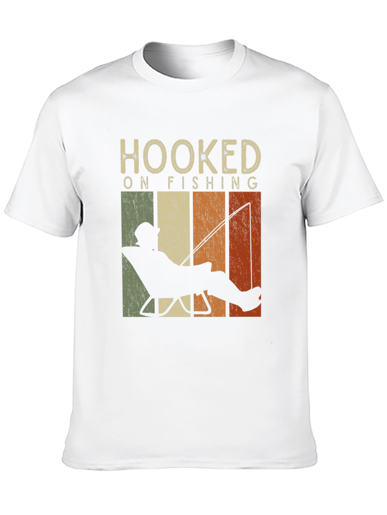 Hooked on Fishing Graphic T-Shirt