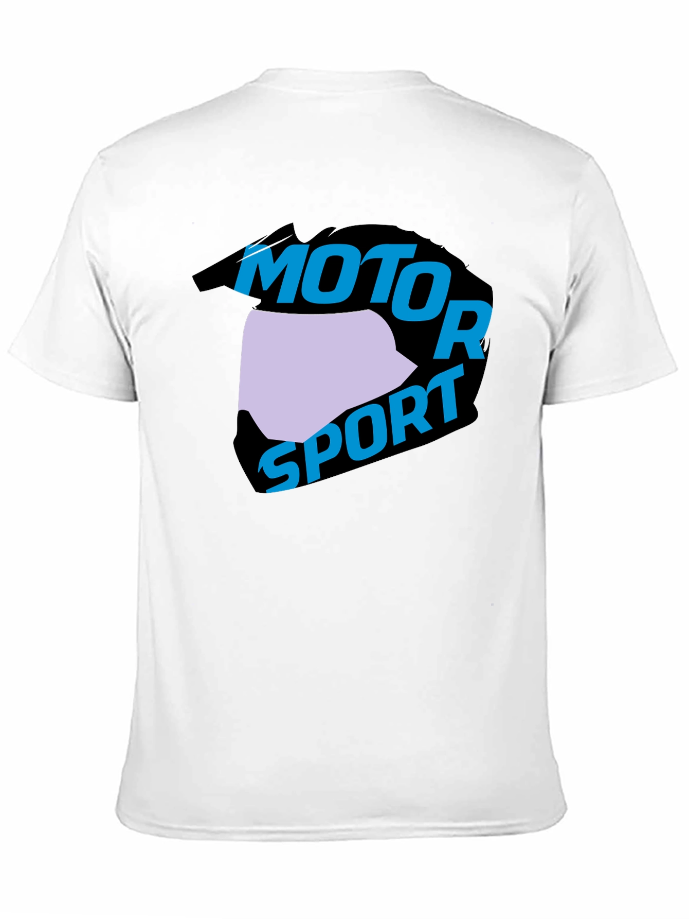 Motorsport Helmet Graphic Black T-Shirt