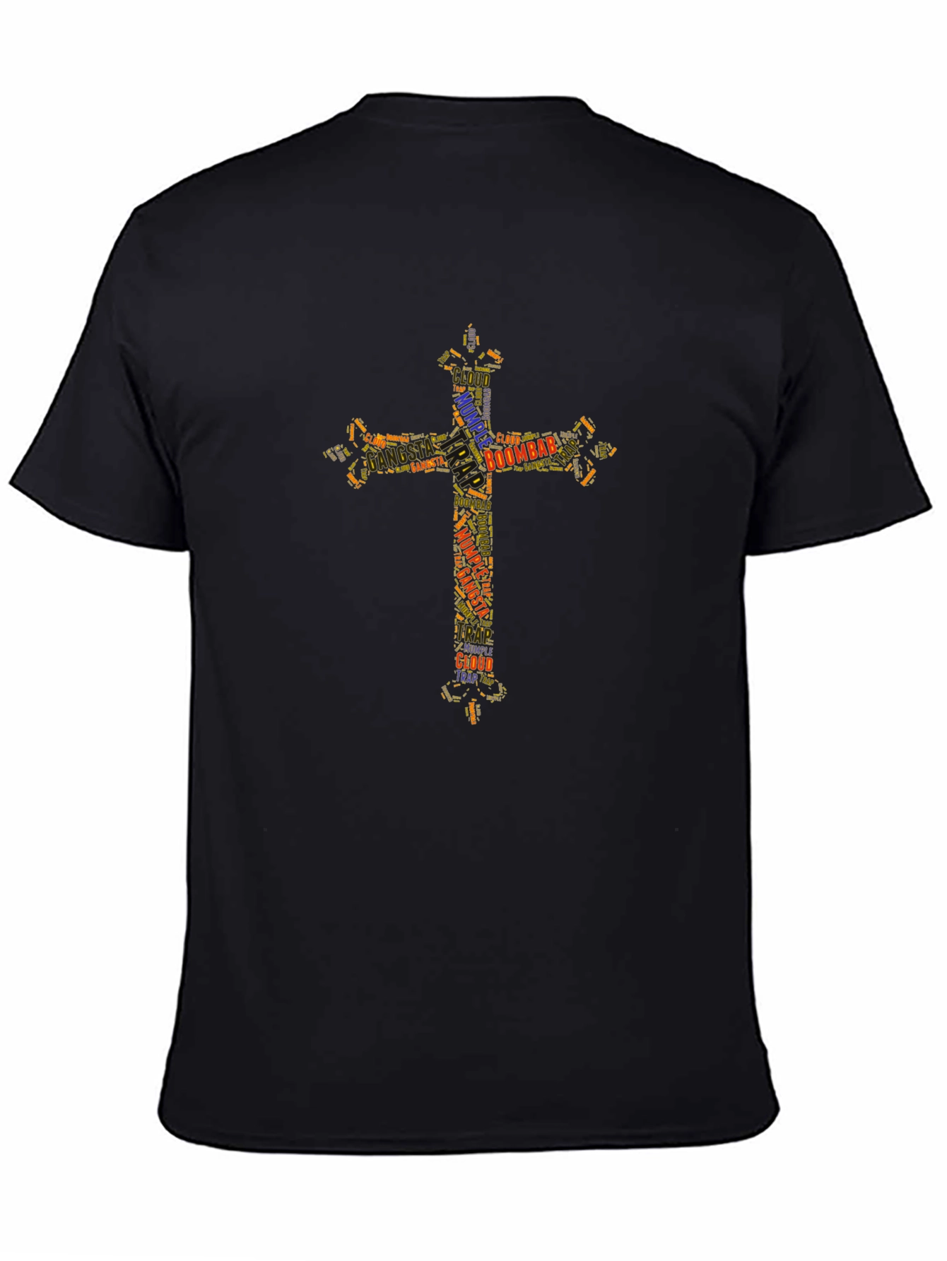 Faith-Fueled Cross Tee - Stylish Graphic Print