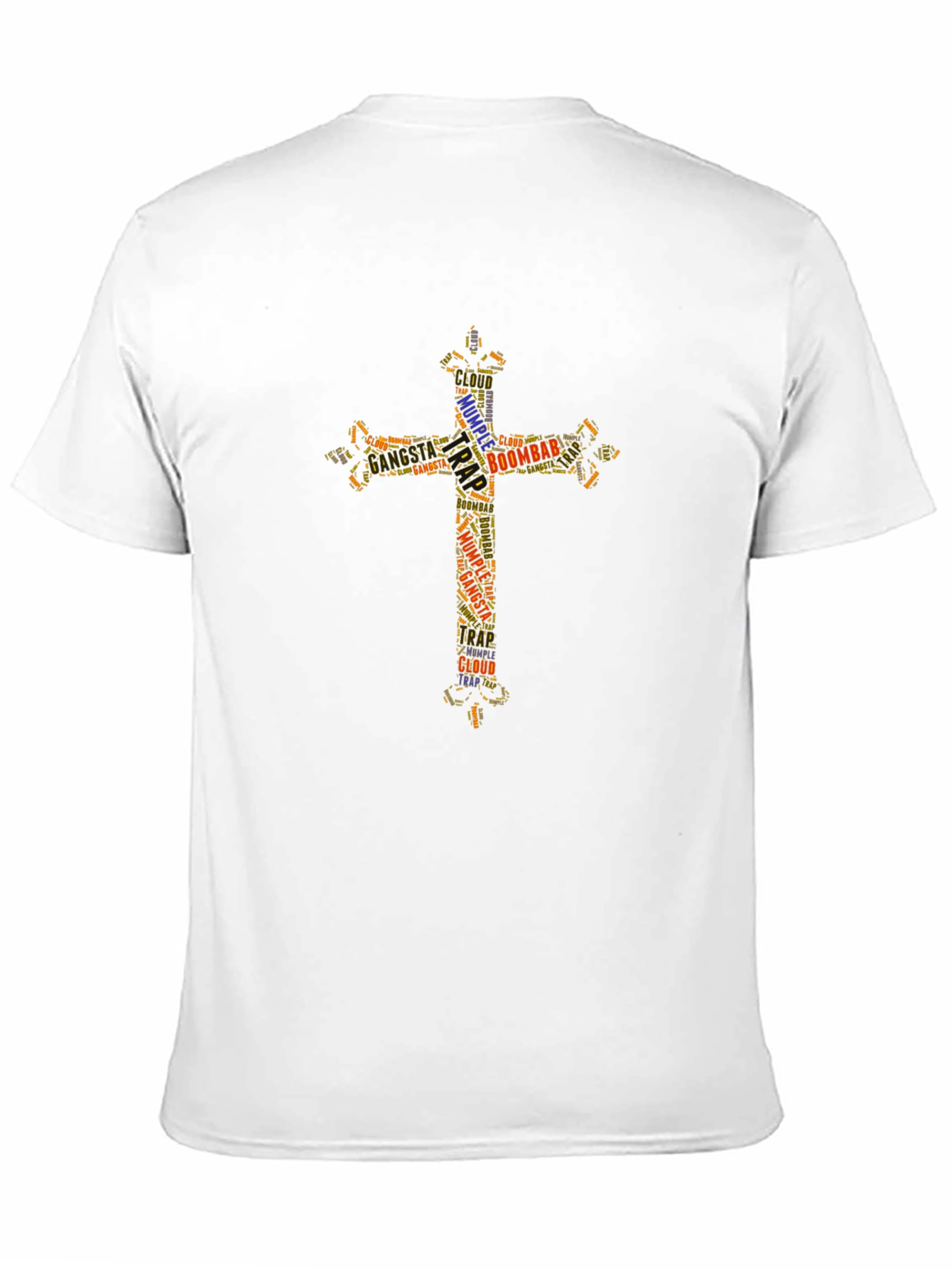 Faith-Fueled Cross Tee - Stylish Graphic Print