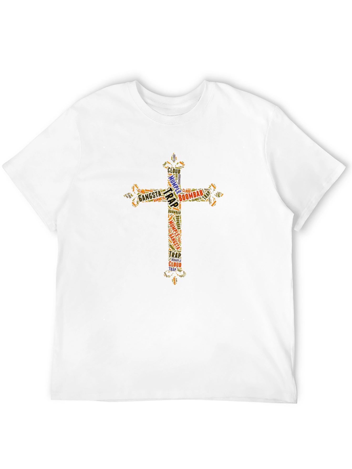Faith-Fueled Cross Tee - Stylish Graphic Print