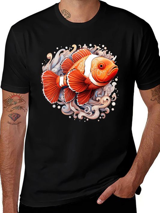 Clownfish Graphic T-Shirt - Black
