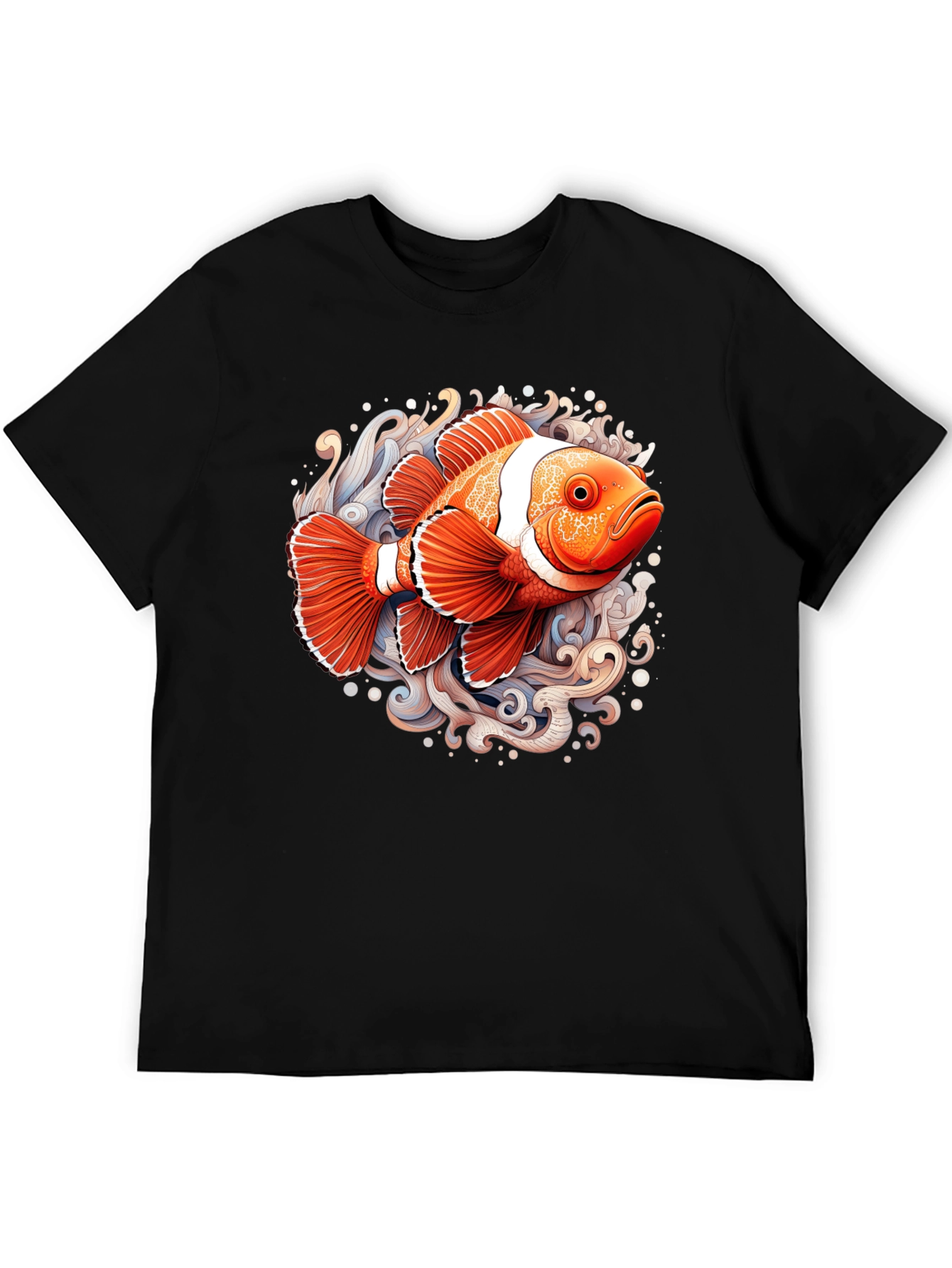 Clownfish Graphic T-Shirt - Black