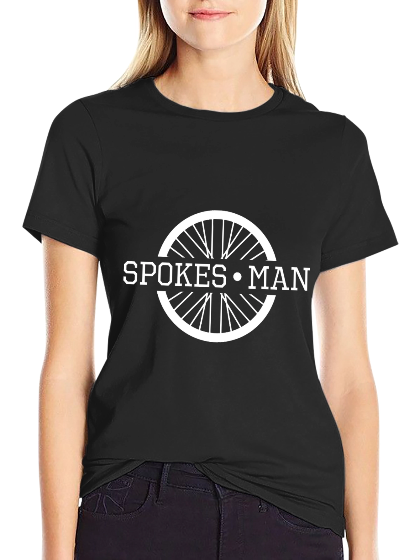 Spokes Man Graphic Tee - Cyclist T-Shirt