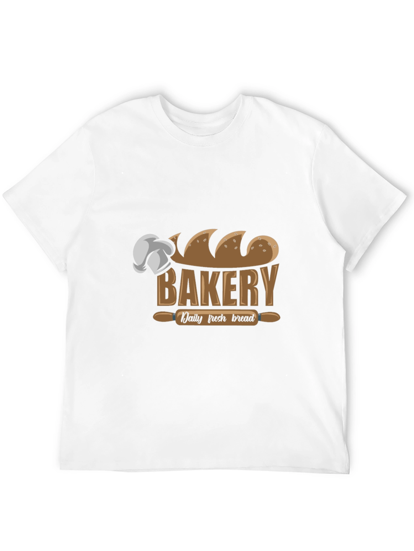 Bakery Daily Fresh Bread Black T-Shirt