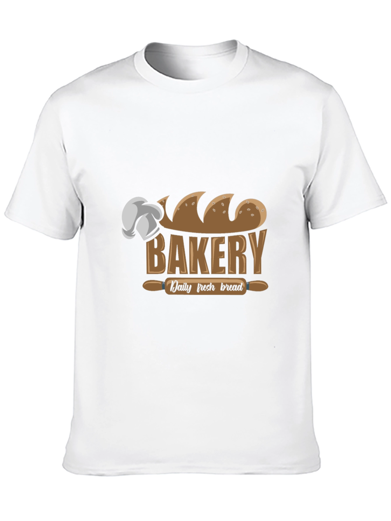 Bakery Daily Fresh Bread Black T-Shirt