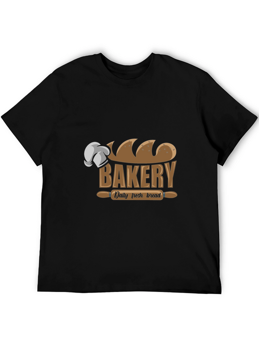 Bakery Daily Fresh Bread Black T-Shirt