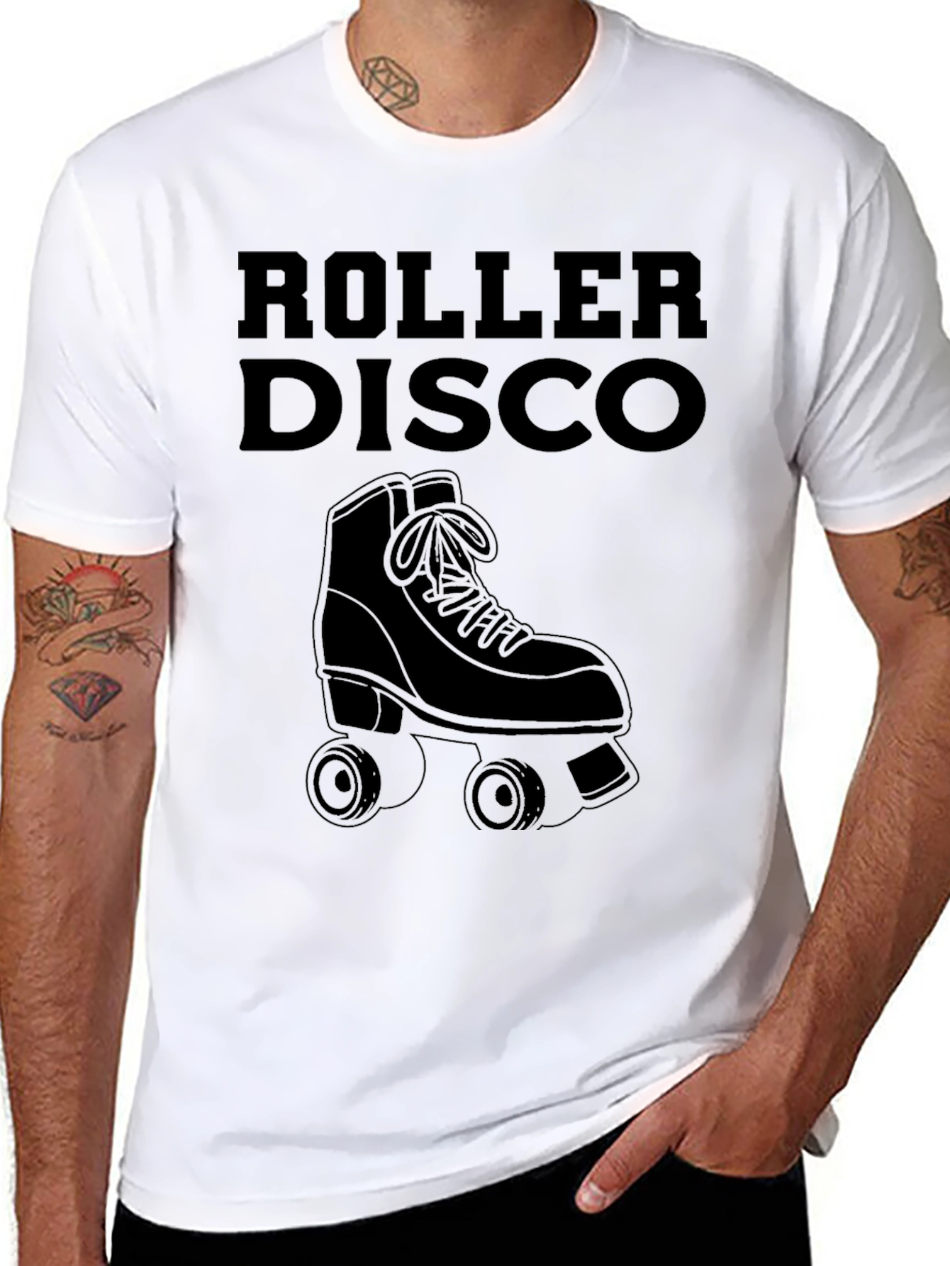 Roller Disco Graphic T-Shirt - Retro Style