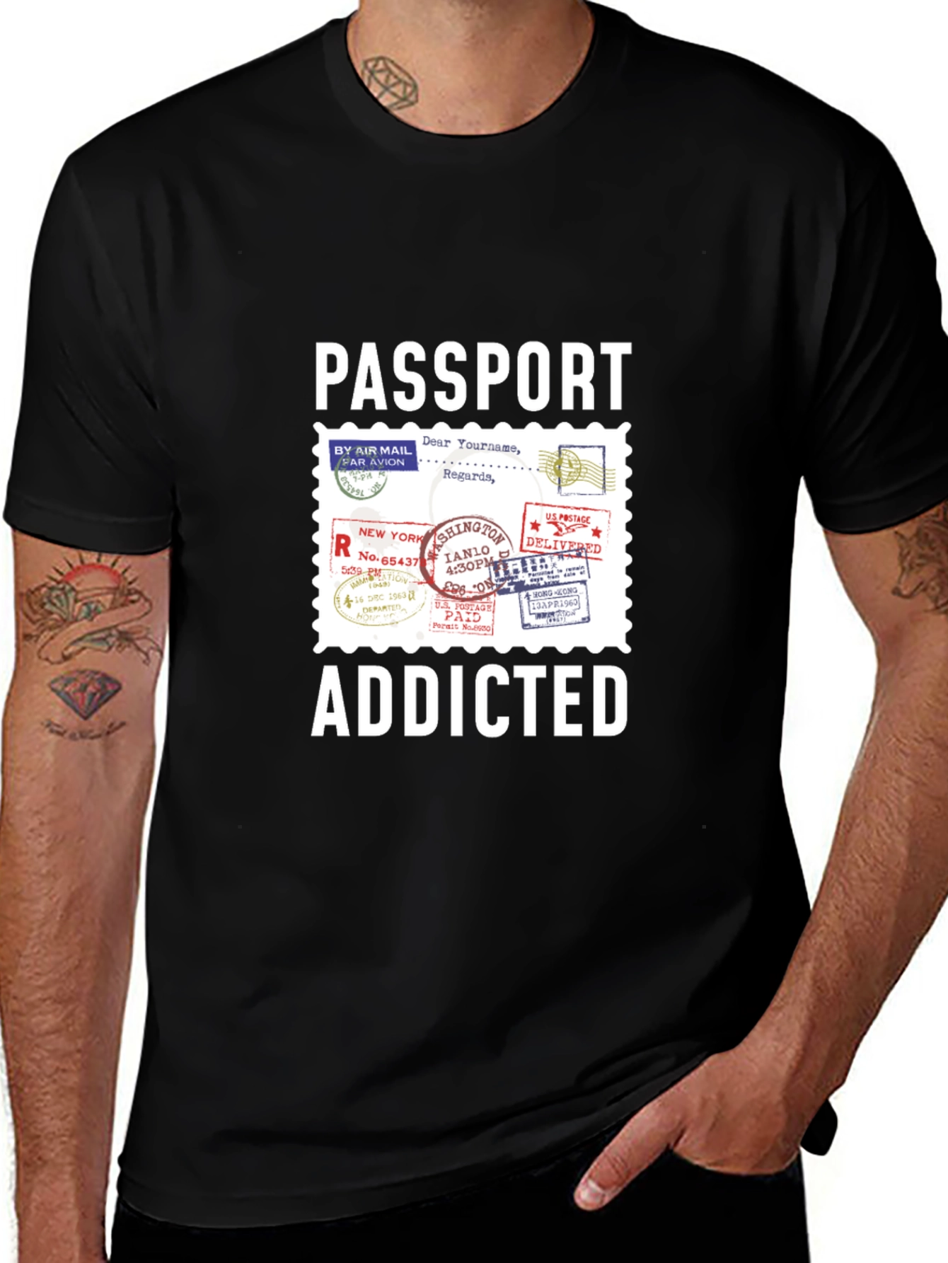 Passport Addicted T-Shirt - Travel Lover Tee