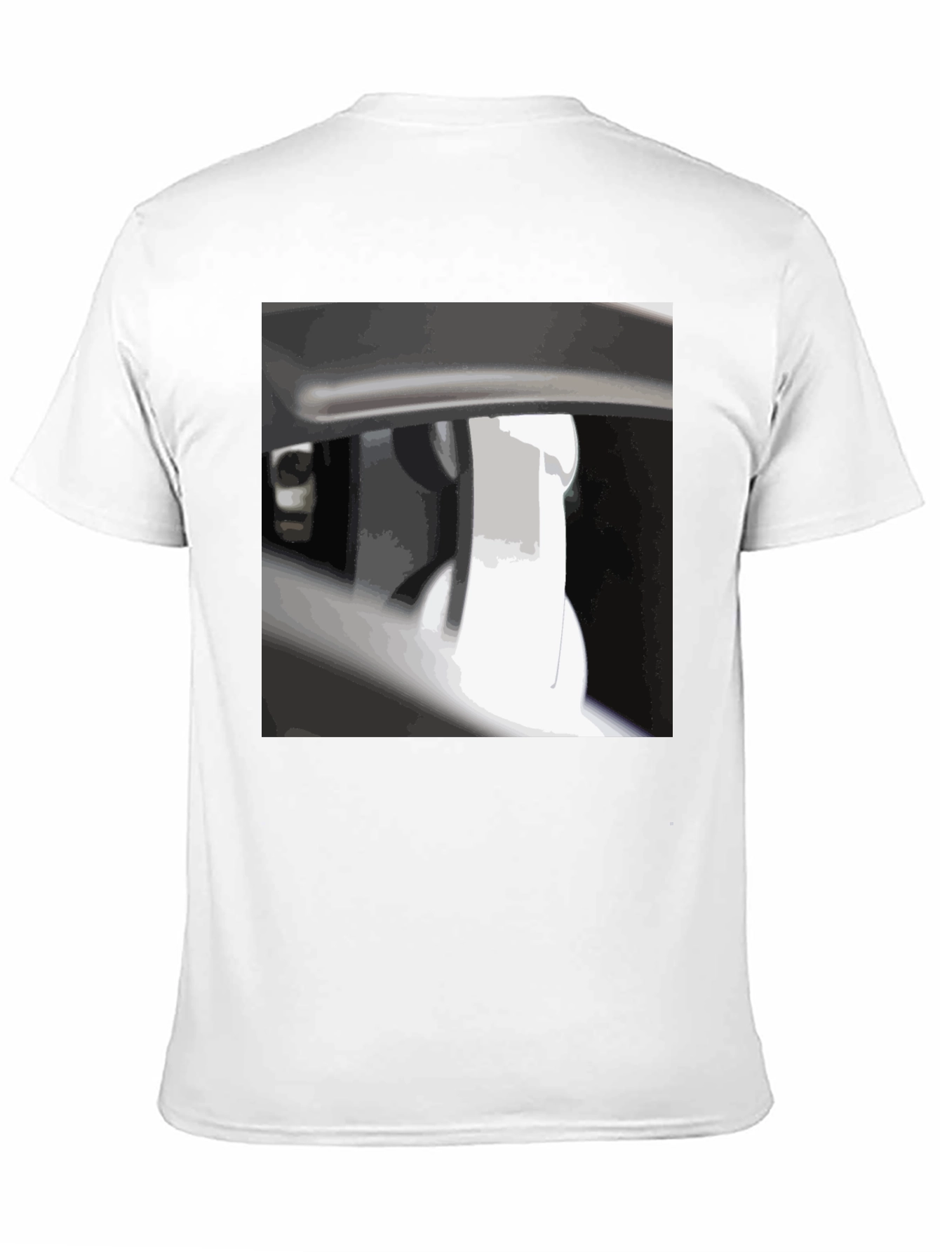 Modern Graphic Tee - Abstract Automotive Design