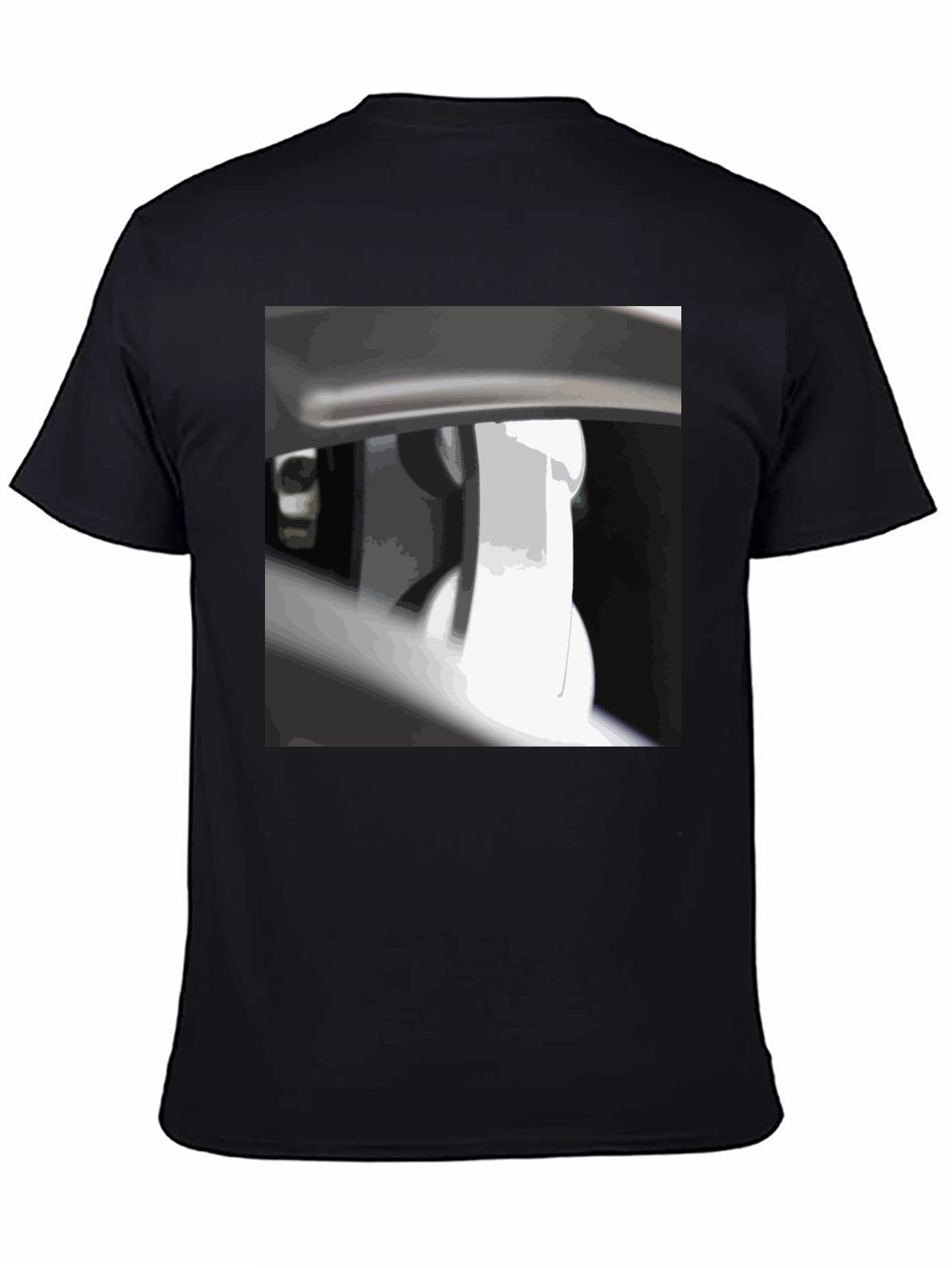 Modern Graphic Tee - Abstract Automotive Design
