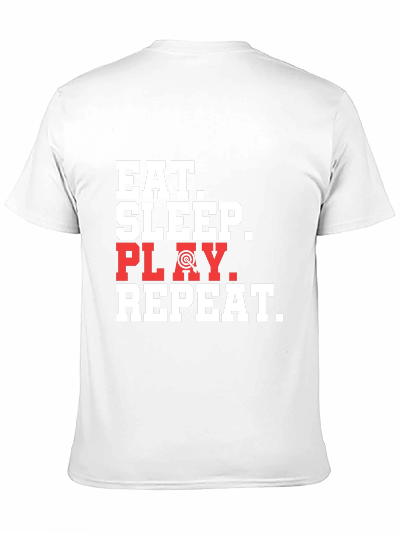 Eat Sleep Play Repeat Dart Graphic T-Shirt