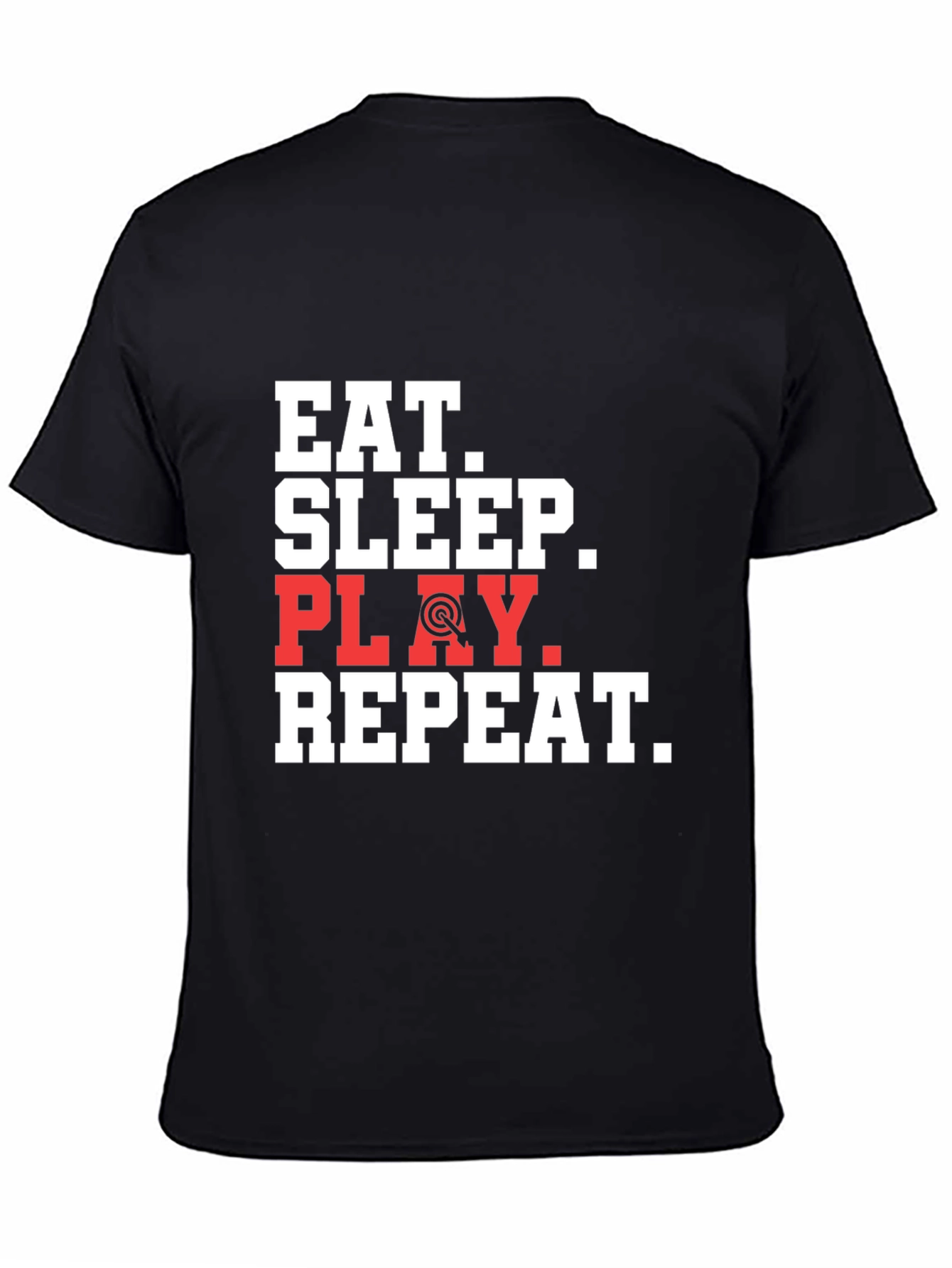 Eat Sleep Play Repeat Dart Graphic T-Shirt