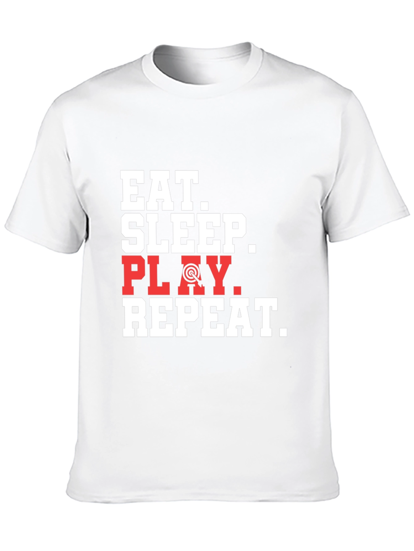 Eat Sleep Play Repeat Dart Graphic T-Shirt