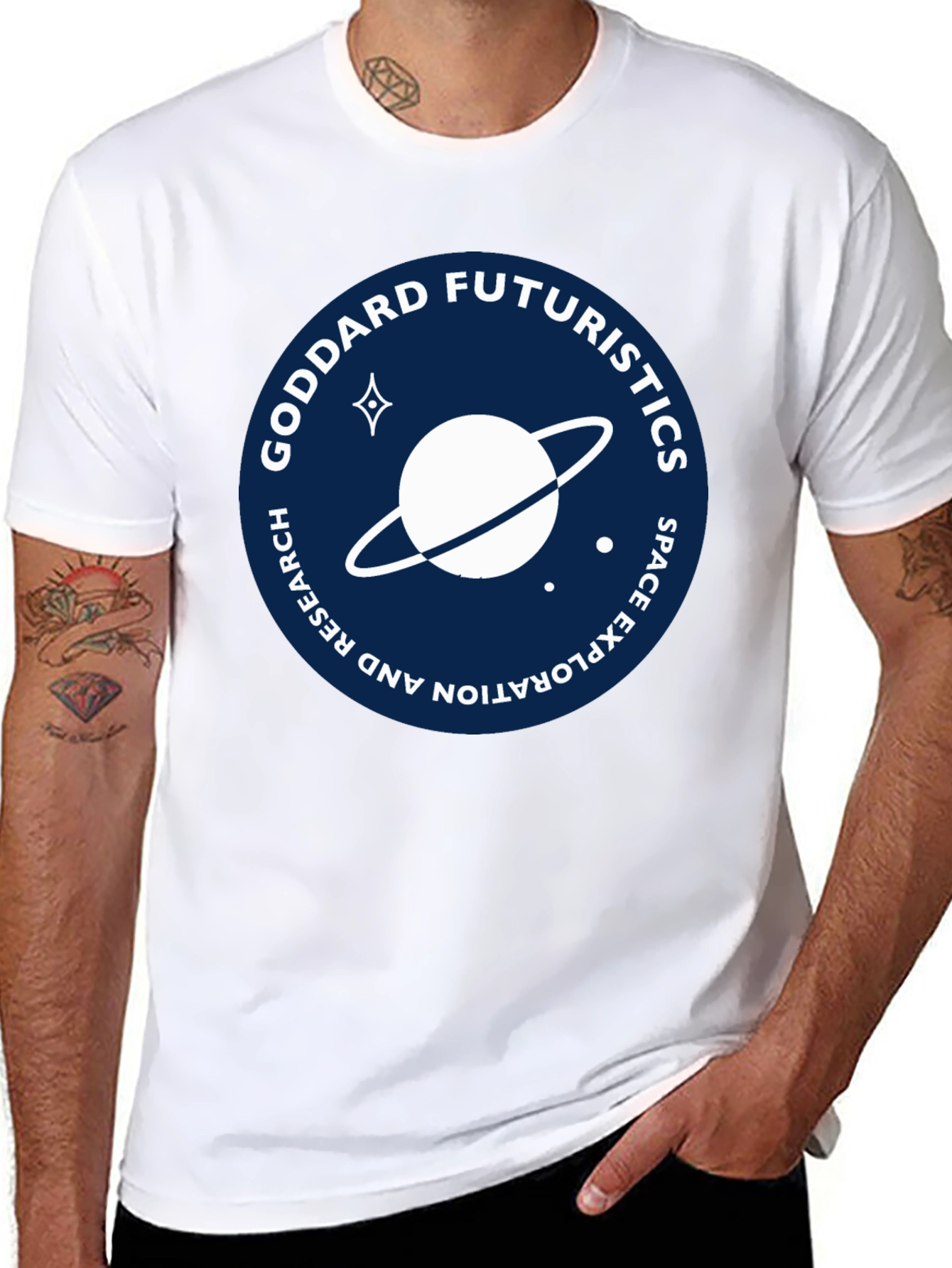 Goddard Futuristics Space Exploration T-Shirt