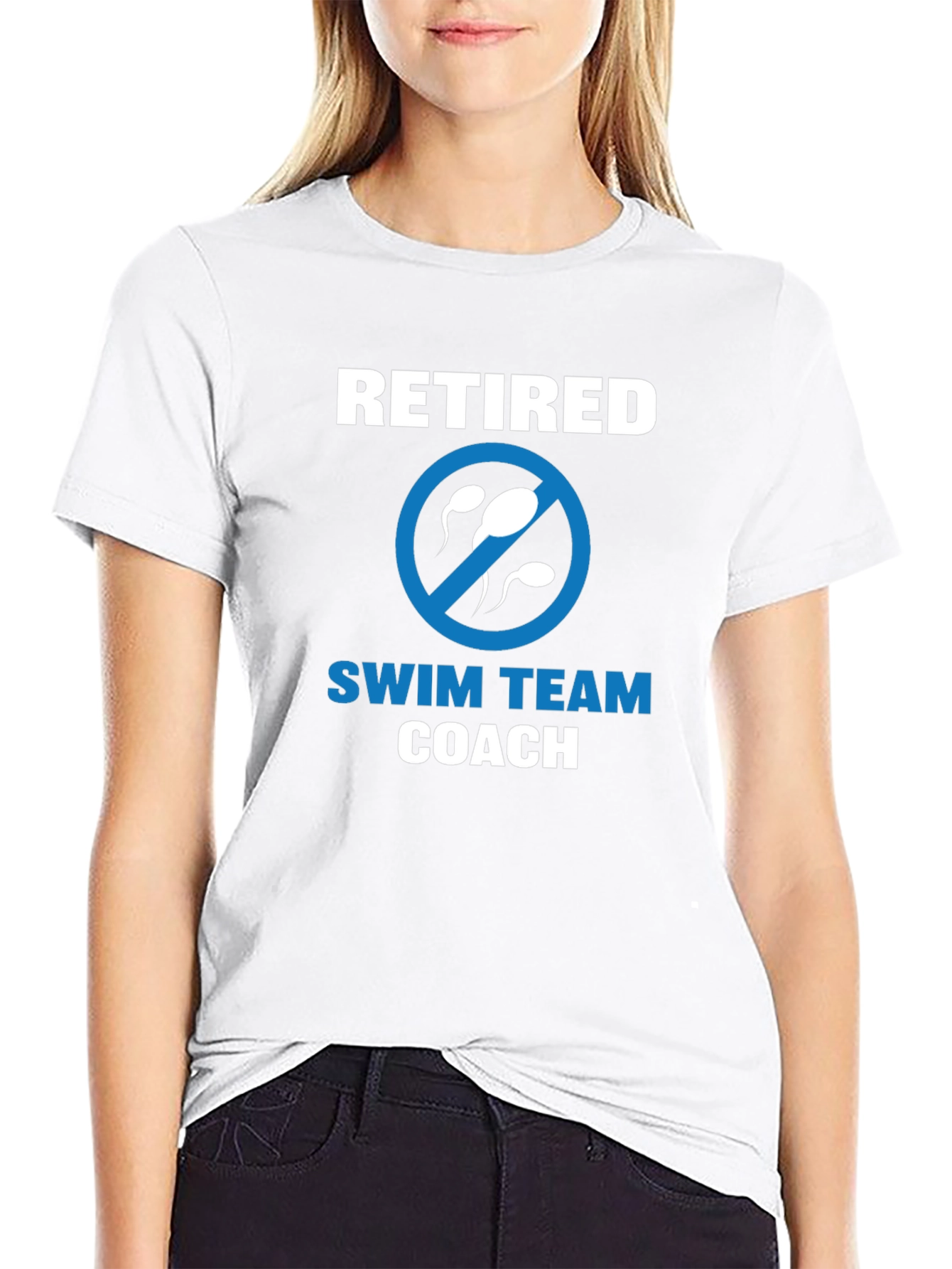 Retired Swim Team Coach Graphic Tee