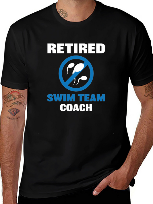 Retired Swim Team Coach Graphic Tee